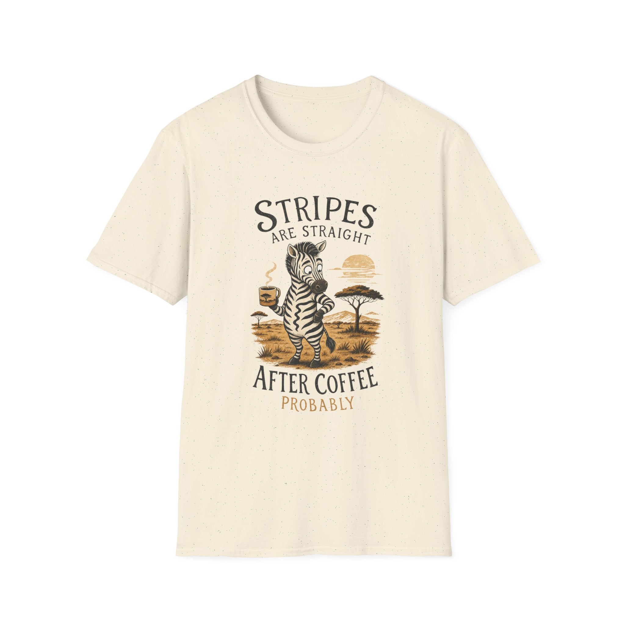 Zebra ‘Stripes Are Straight' T‑Shirt