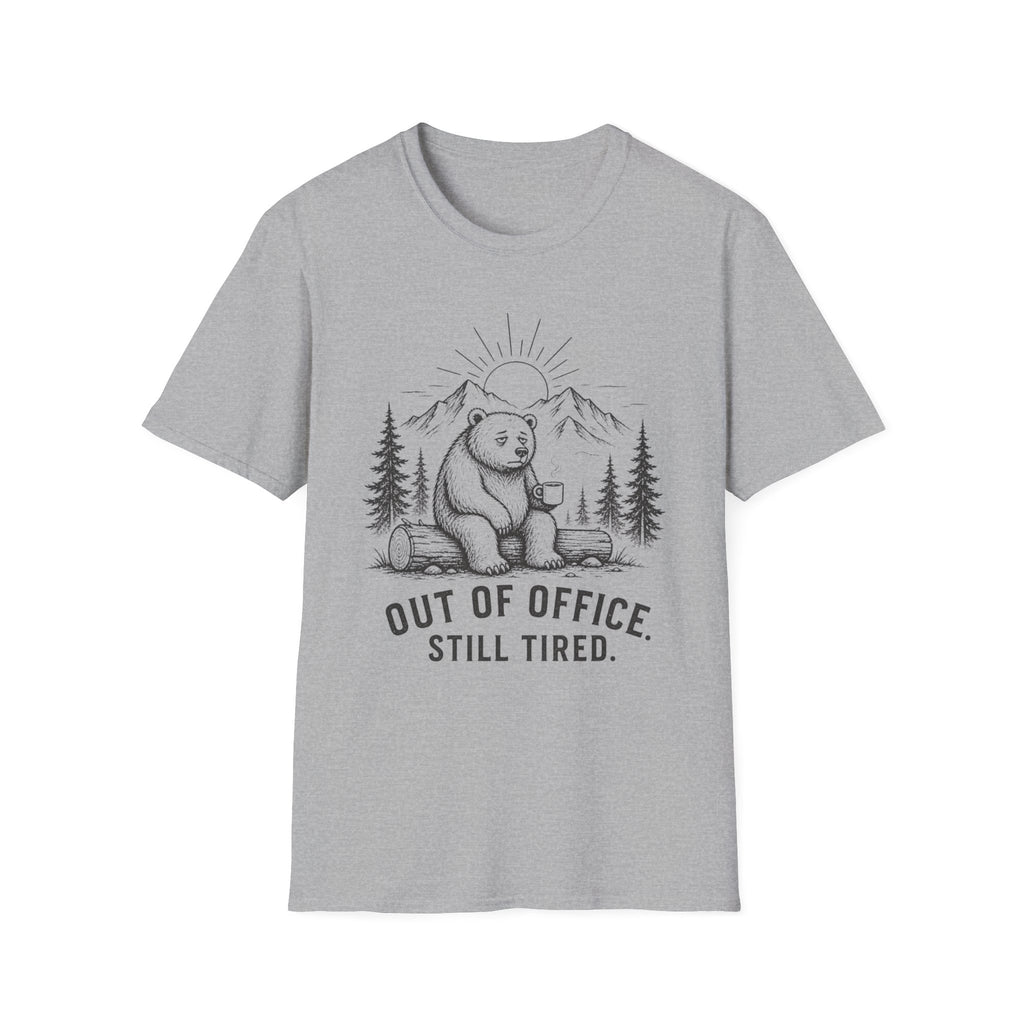 Out of Office, Tired Bear-T-Shirt