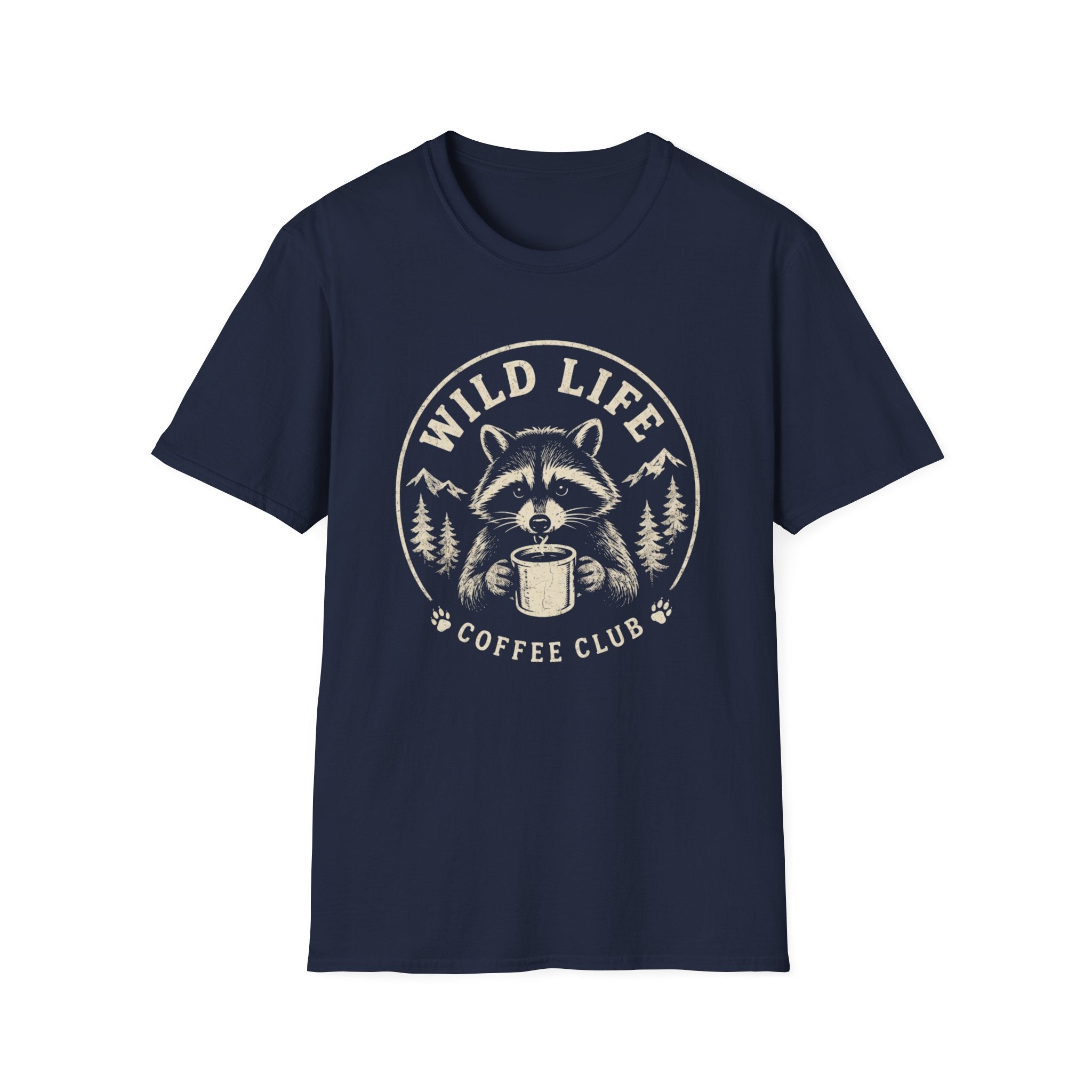 Wild Life Coffee Raccoon T-Shirt
