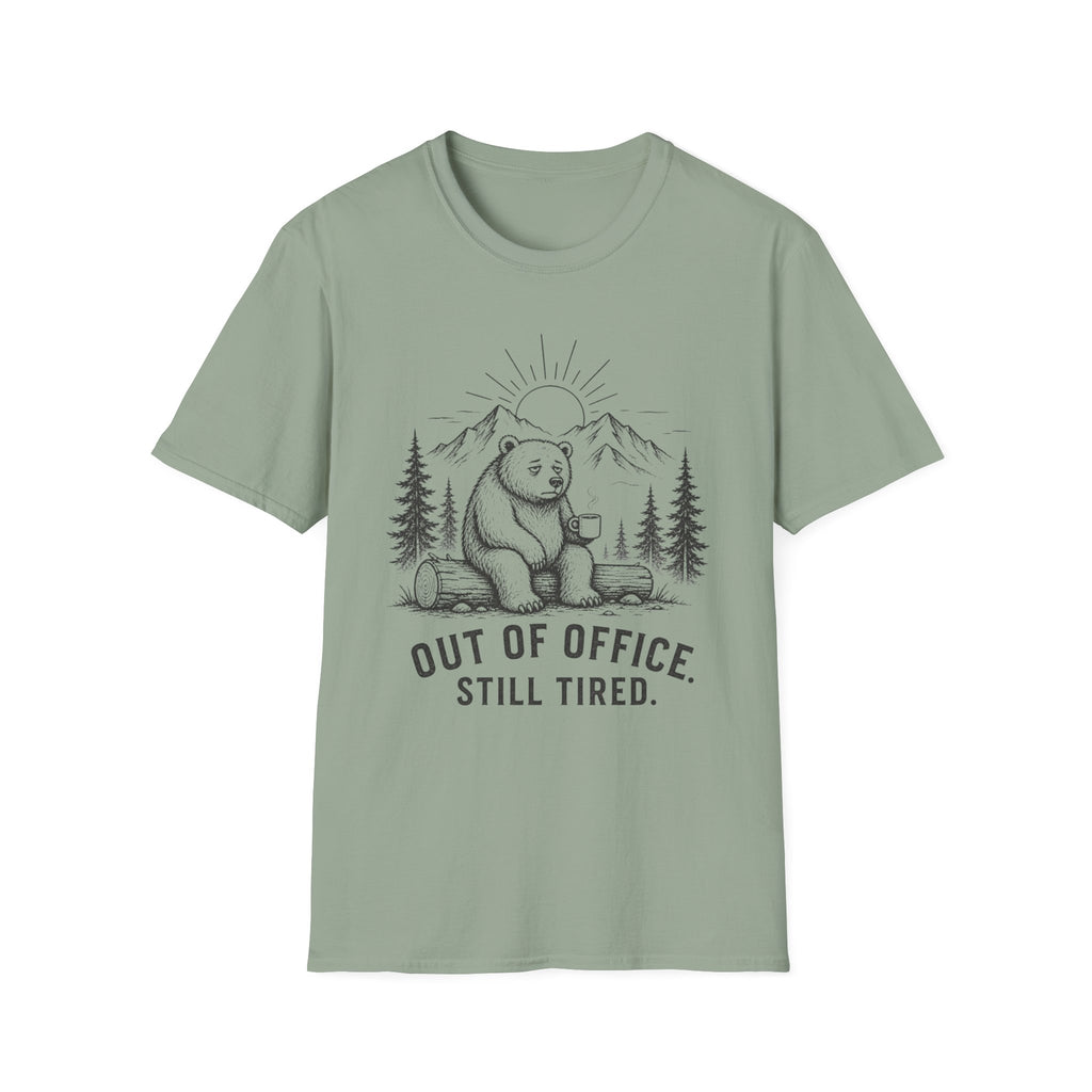 Out of Office, Tired Bear-T-Shirt