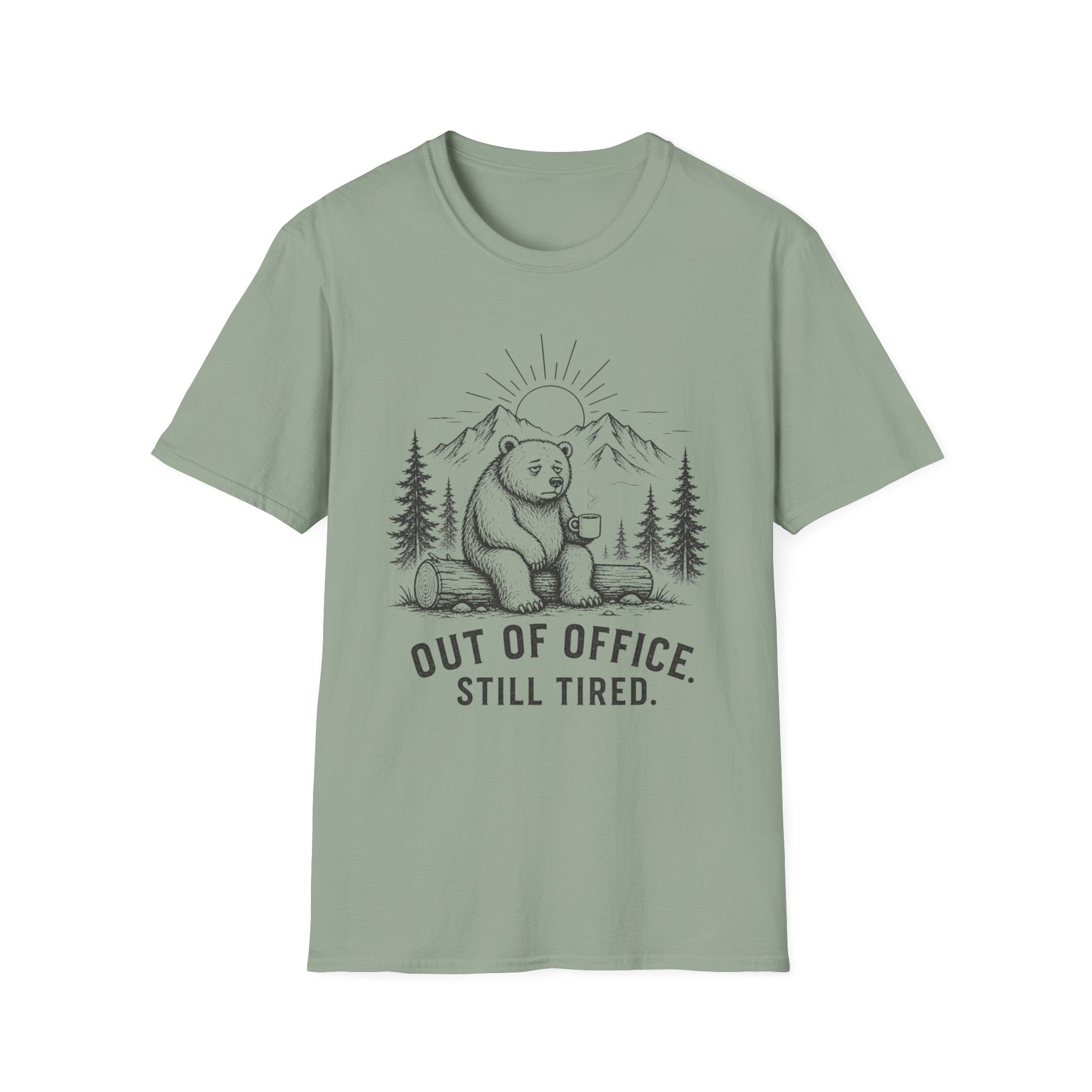 Out of Office, Tired Bear-T-Shirt