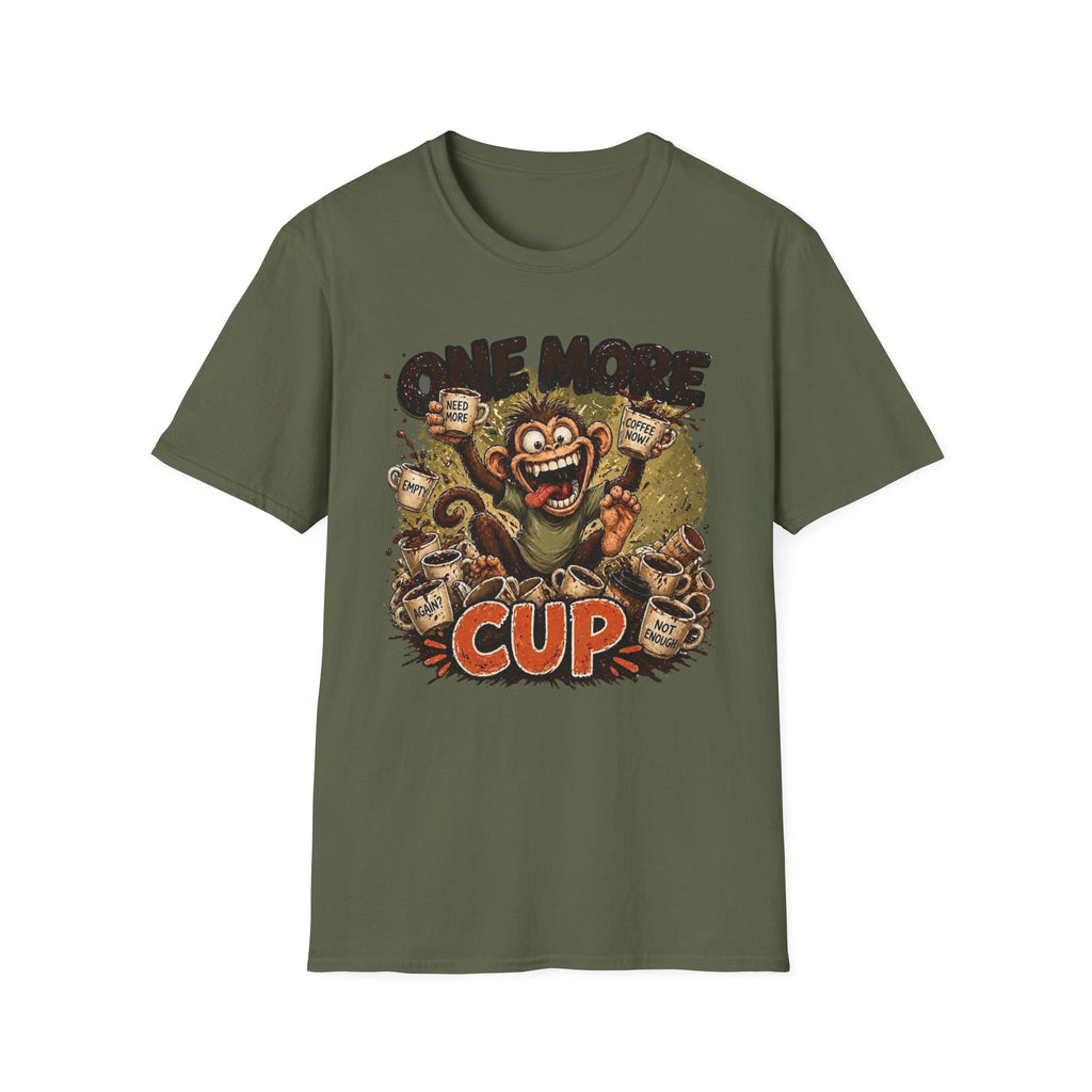 One More Cup Monkey T-Shirt