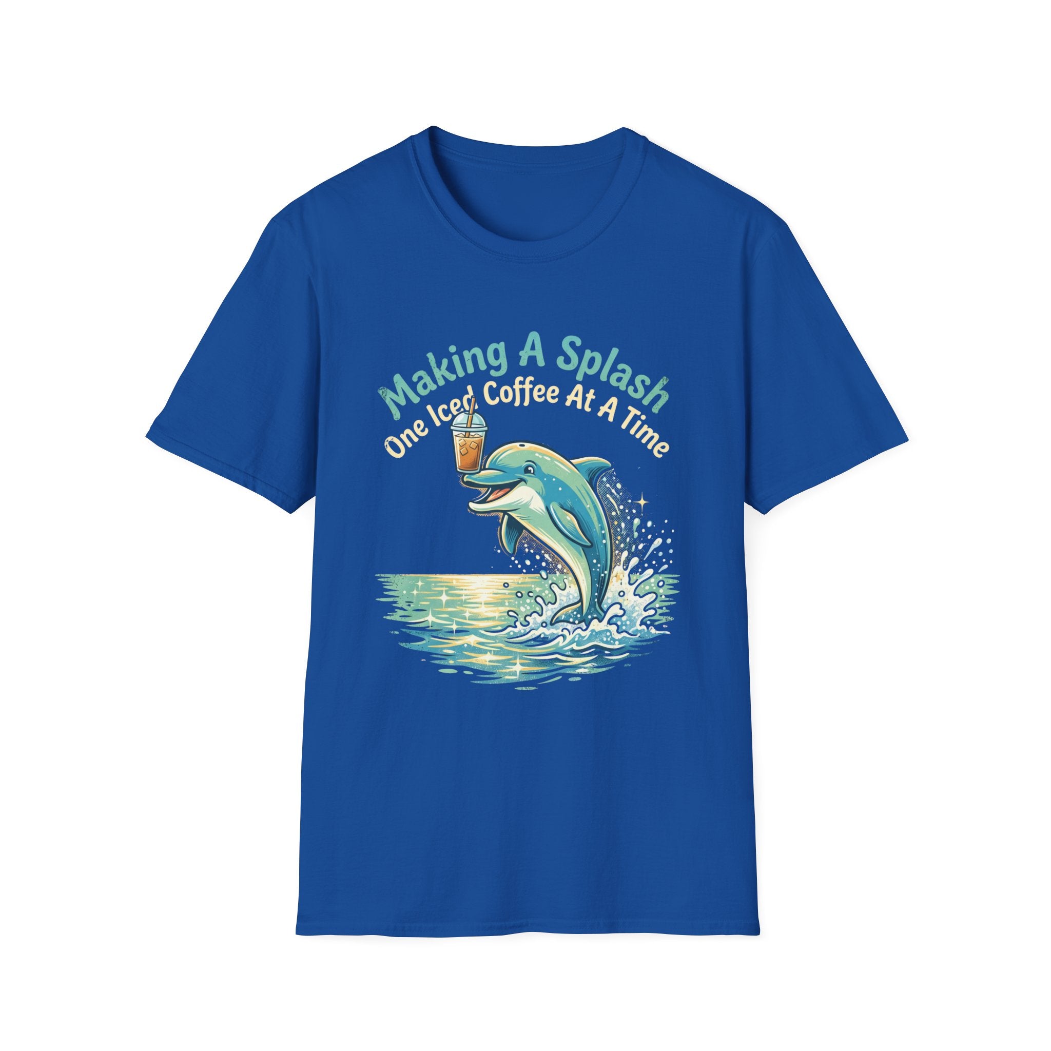 Splash Iced Coffee Dolphin T-Shirt