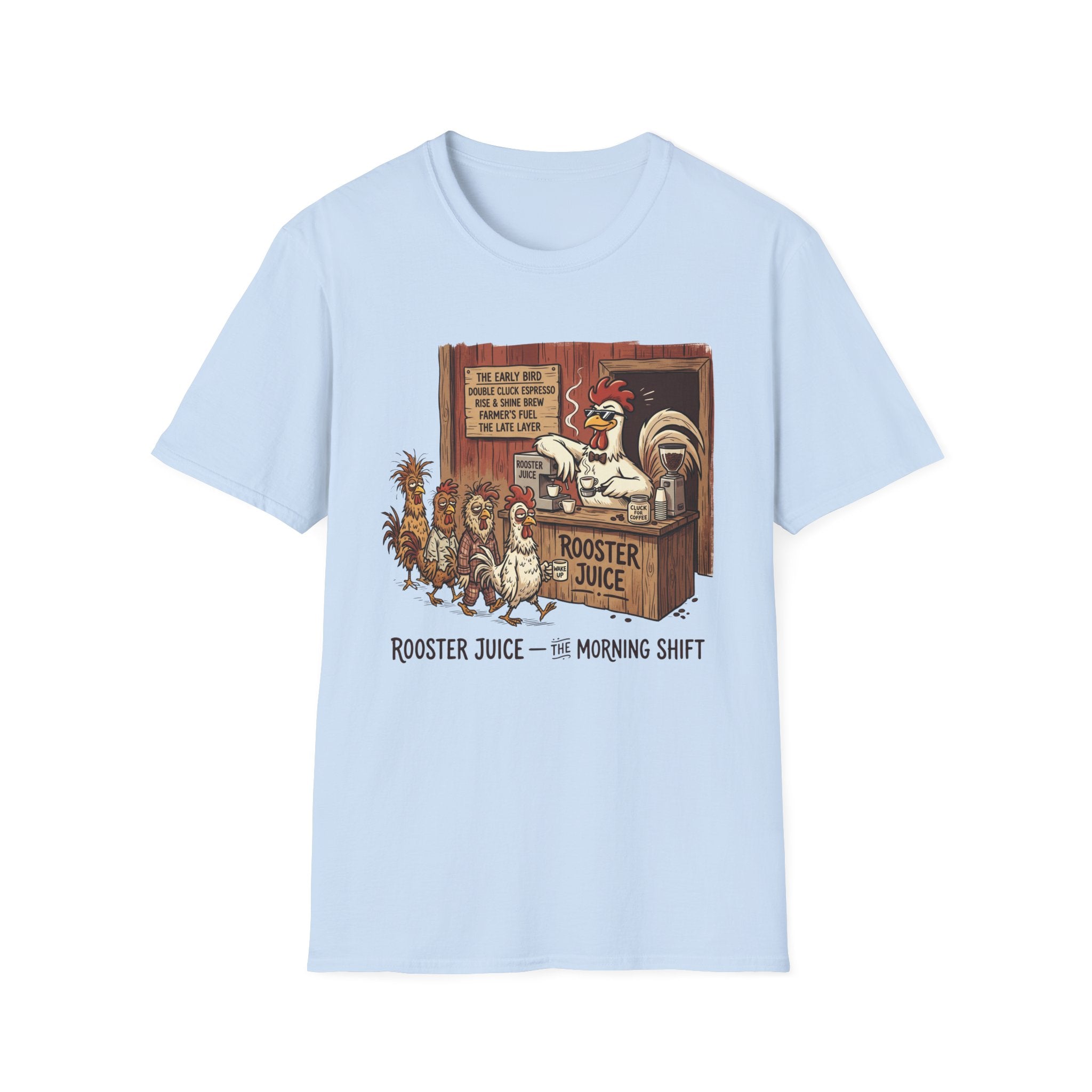 Rooster Juice Morning Shift T‑Shirt