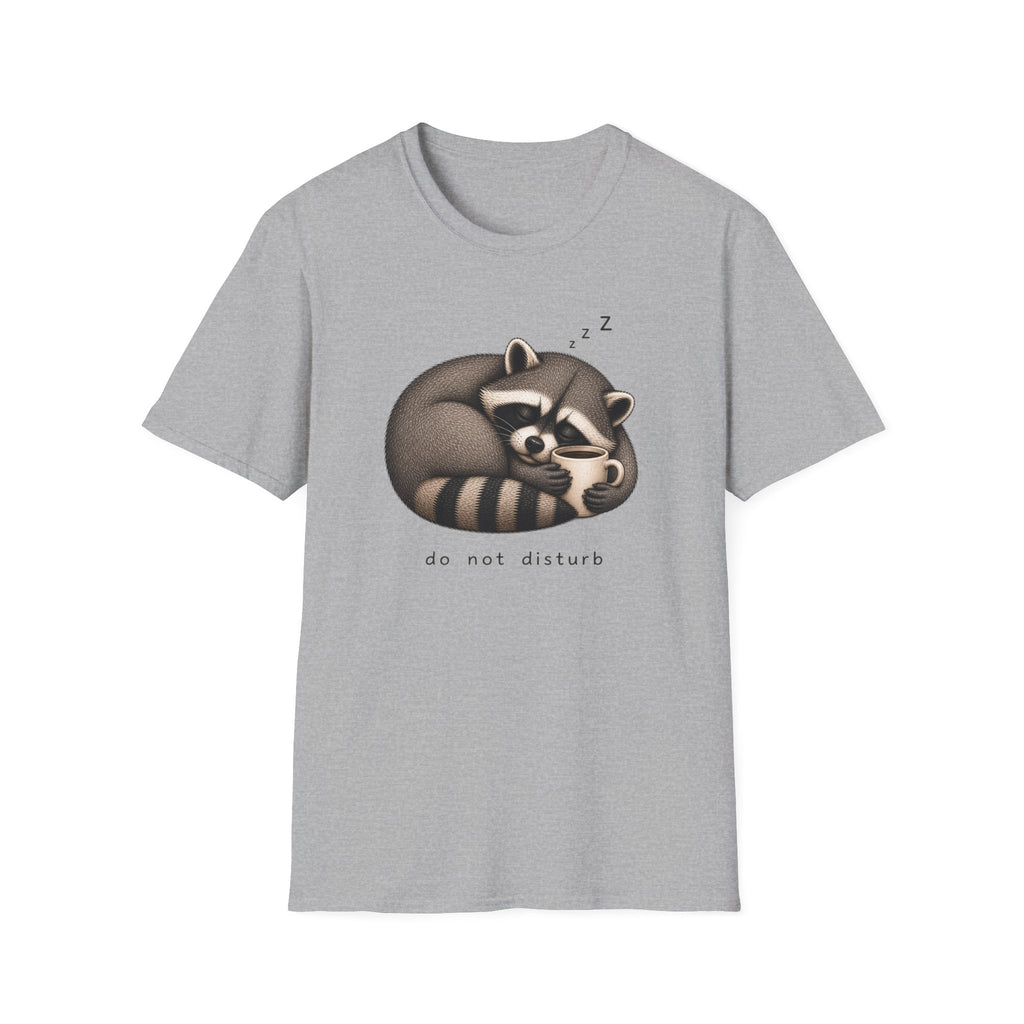 Sleeping Raccoon "Do Not Disturb" T-Shirt