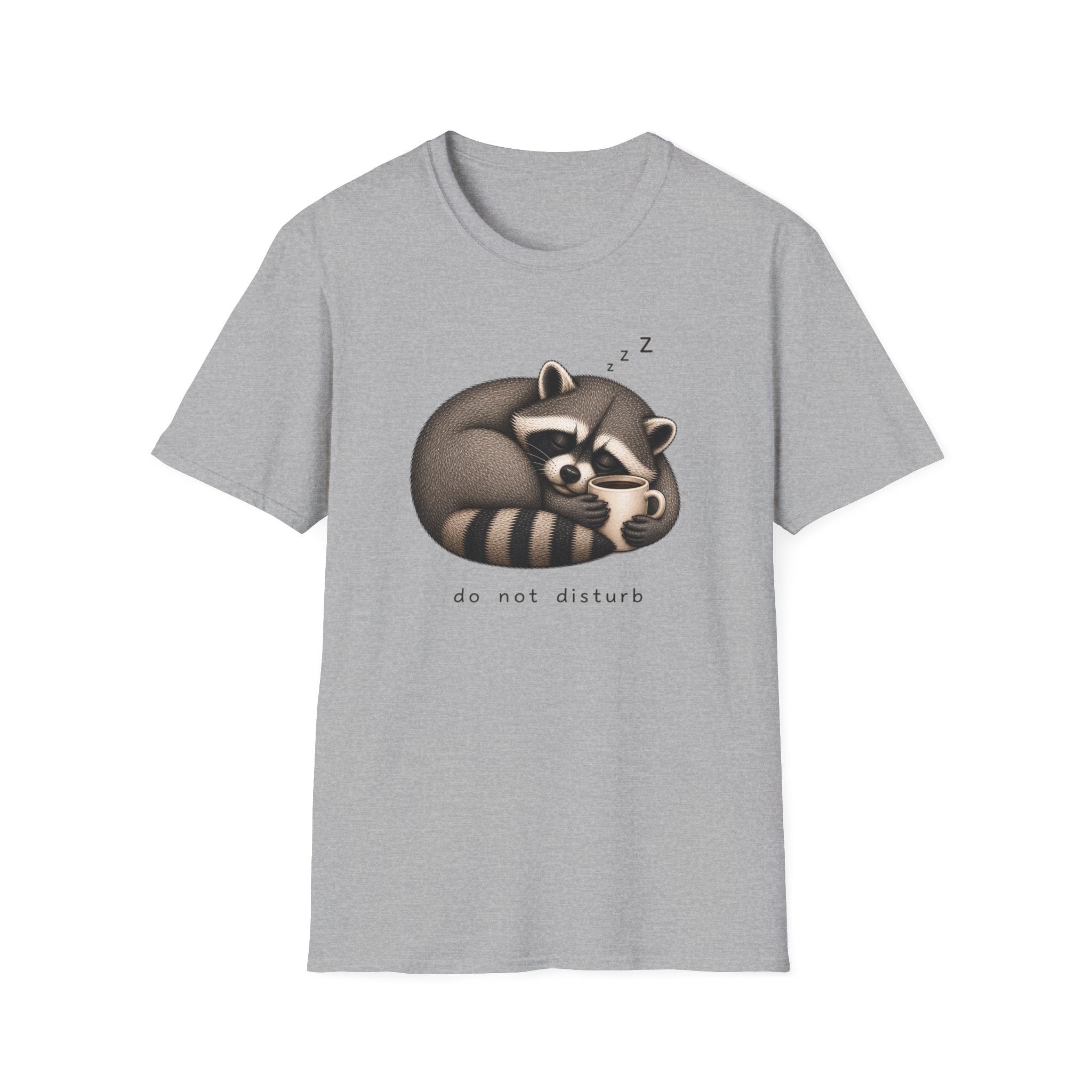 Sleeping Raccoon "Do Not Disturb" T-Shirt