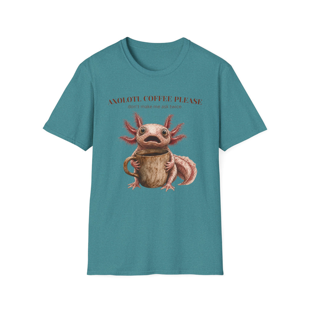 Axolotl Coffee Please T-Shirt