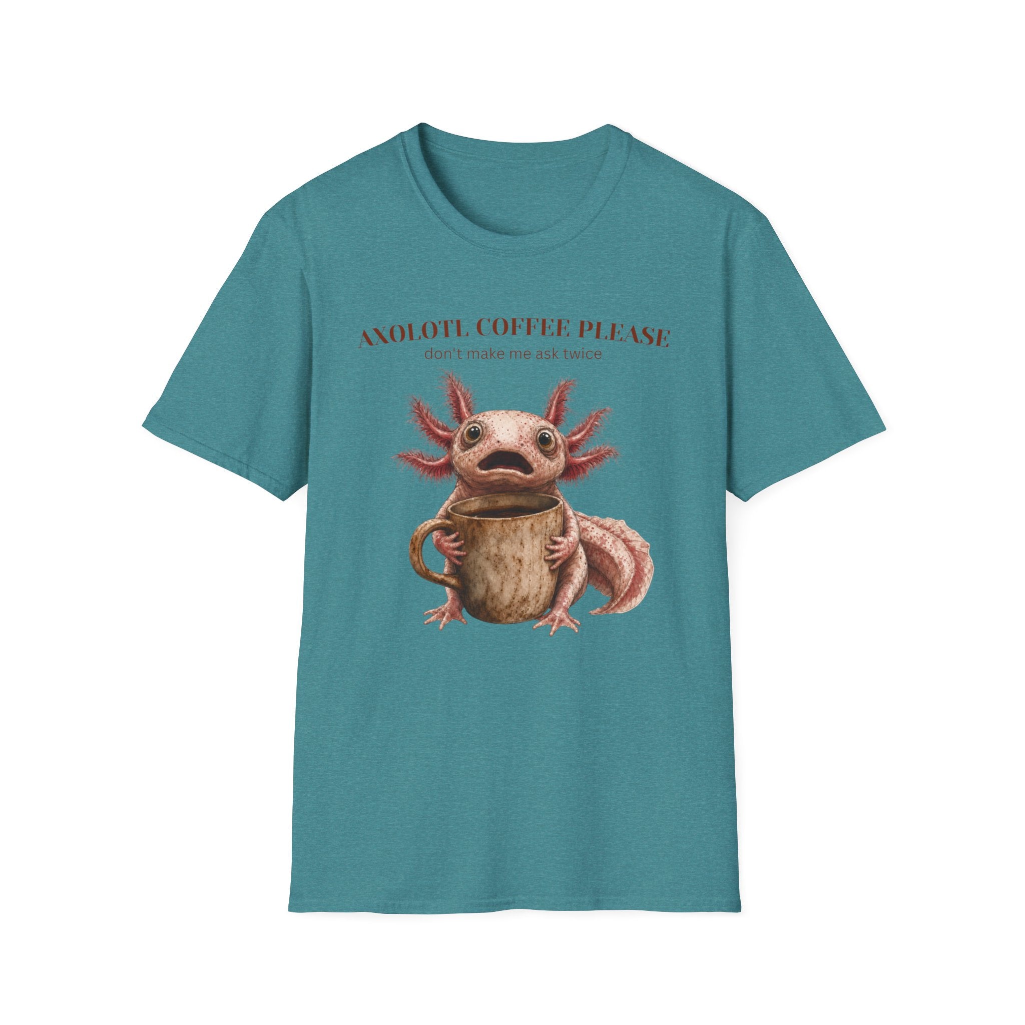 Axolotl Coffee Please T-Shirt