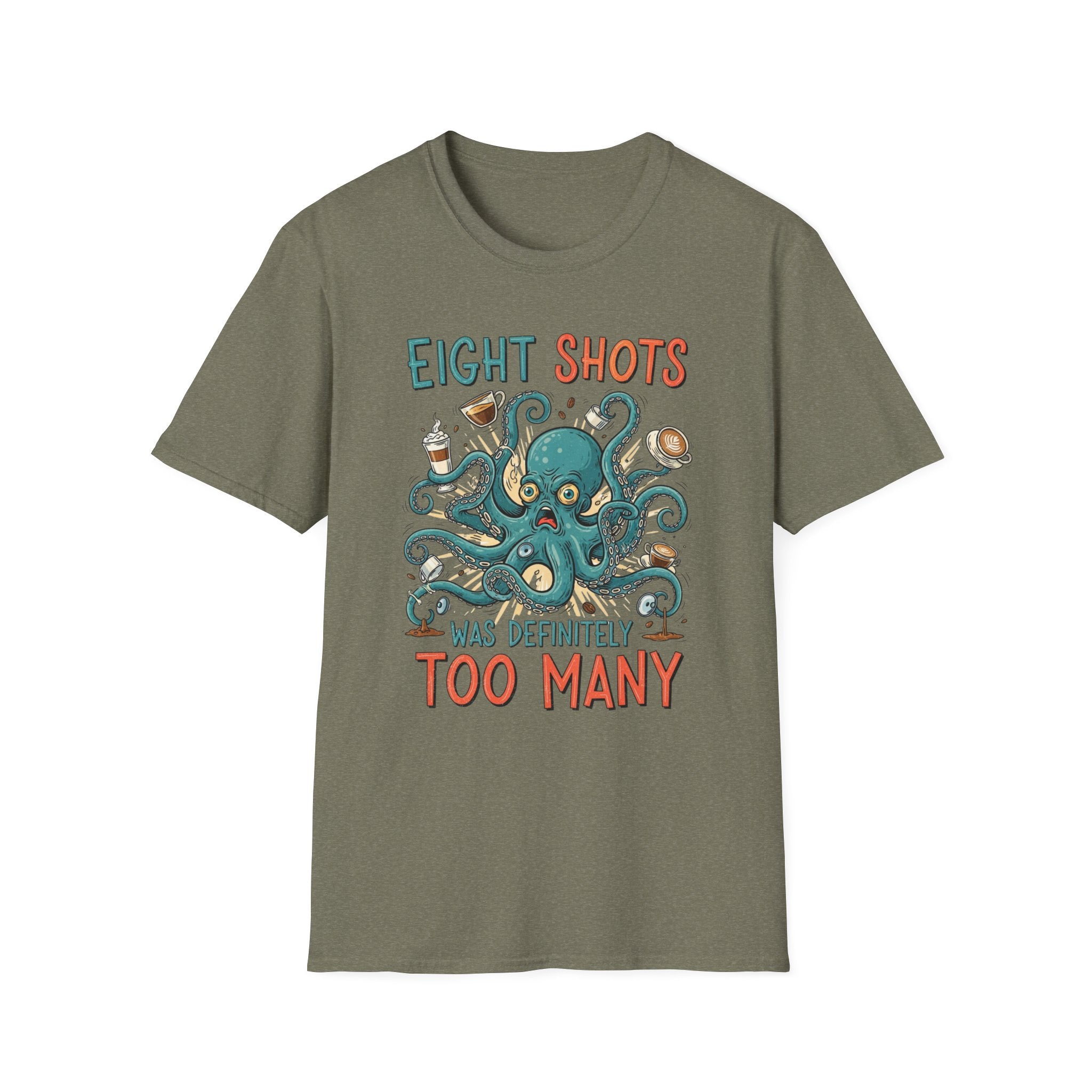 Eight Shots Octopus T-Shirt