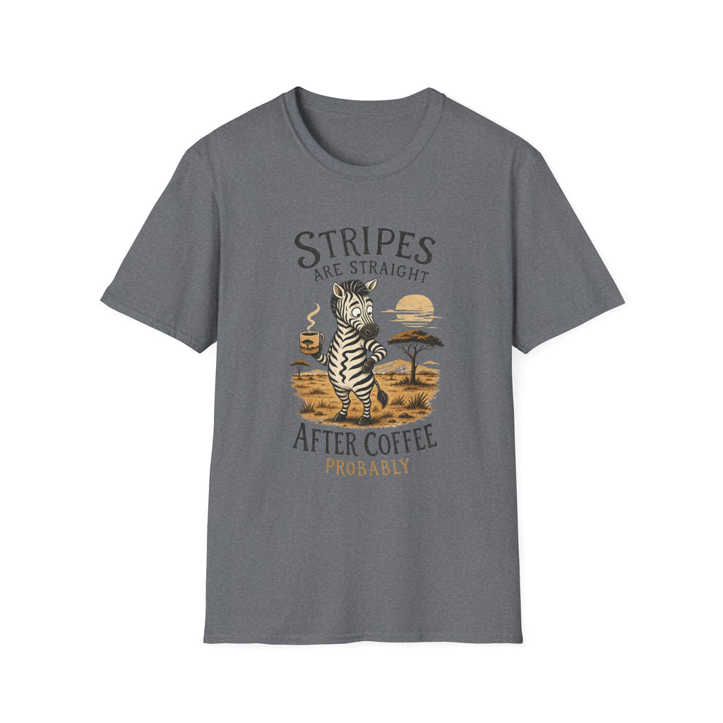 Zebra ‘Stripes Are Straight' T‑Shirt