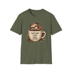 Sloth "Caffeine First, Naps Later" T-Shirt