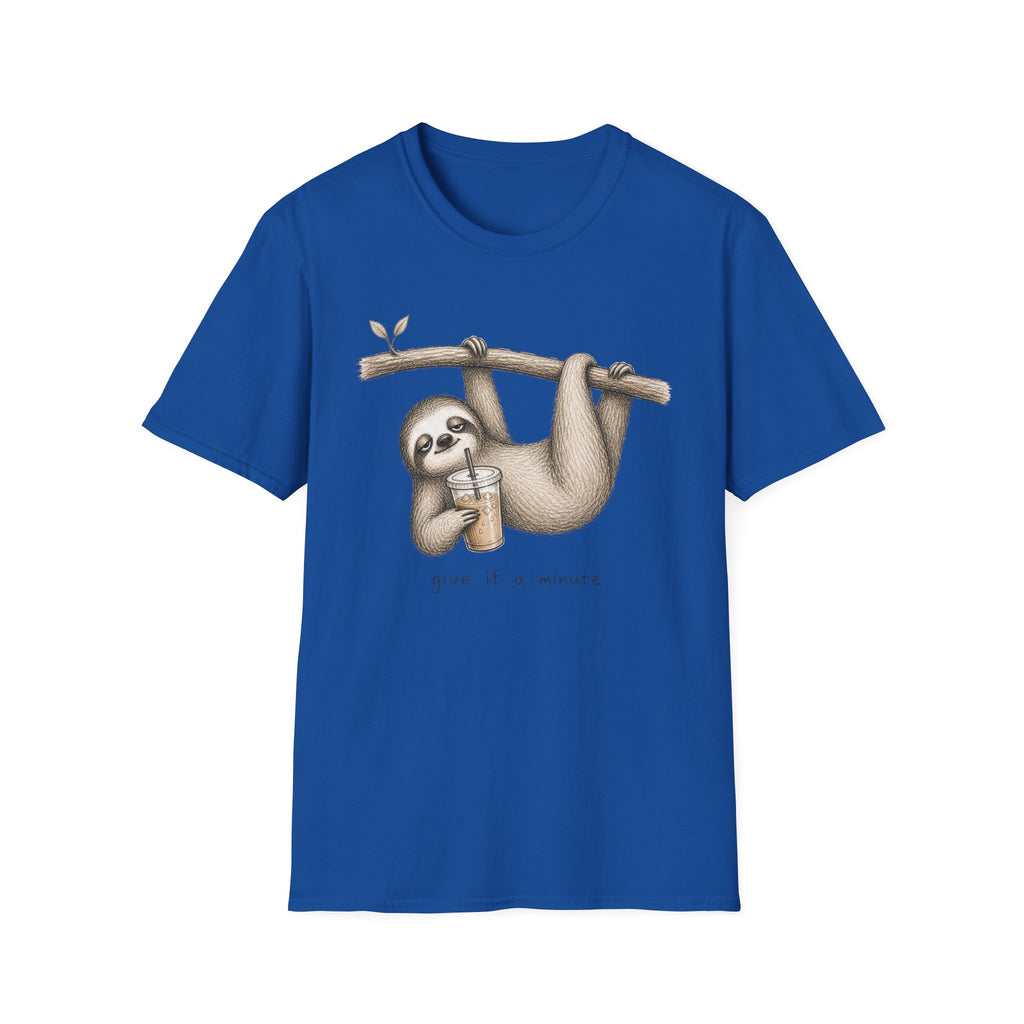 Sloth “Give It A Minute” T‑Shirt