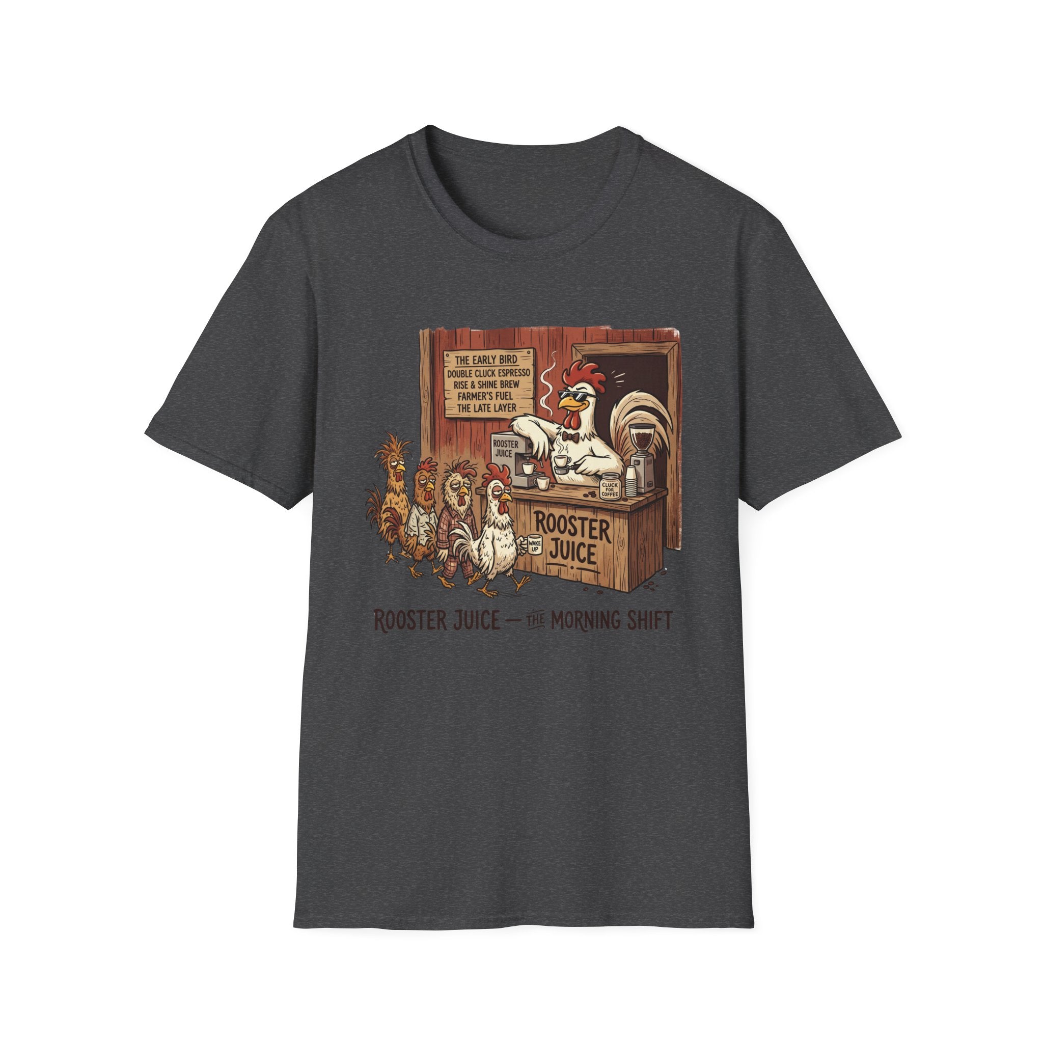 Rooster Juice Morning Shift T‑Shirt