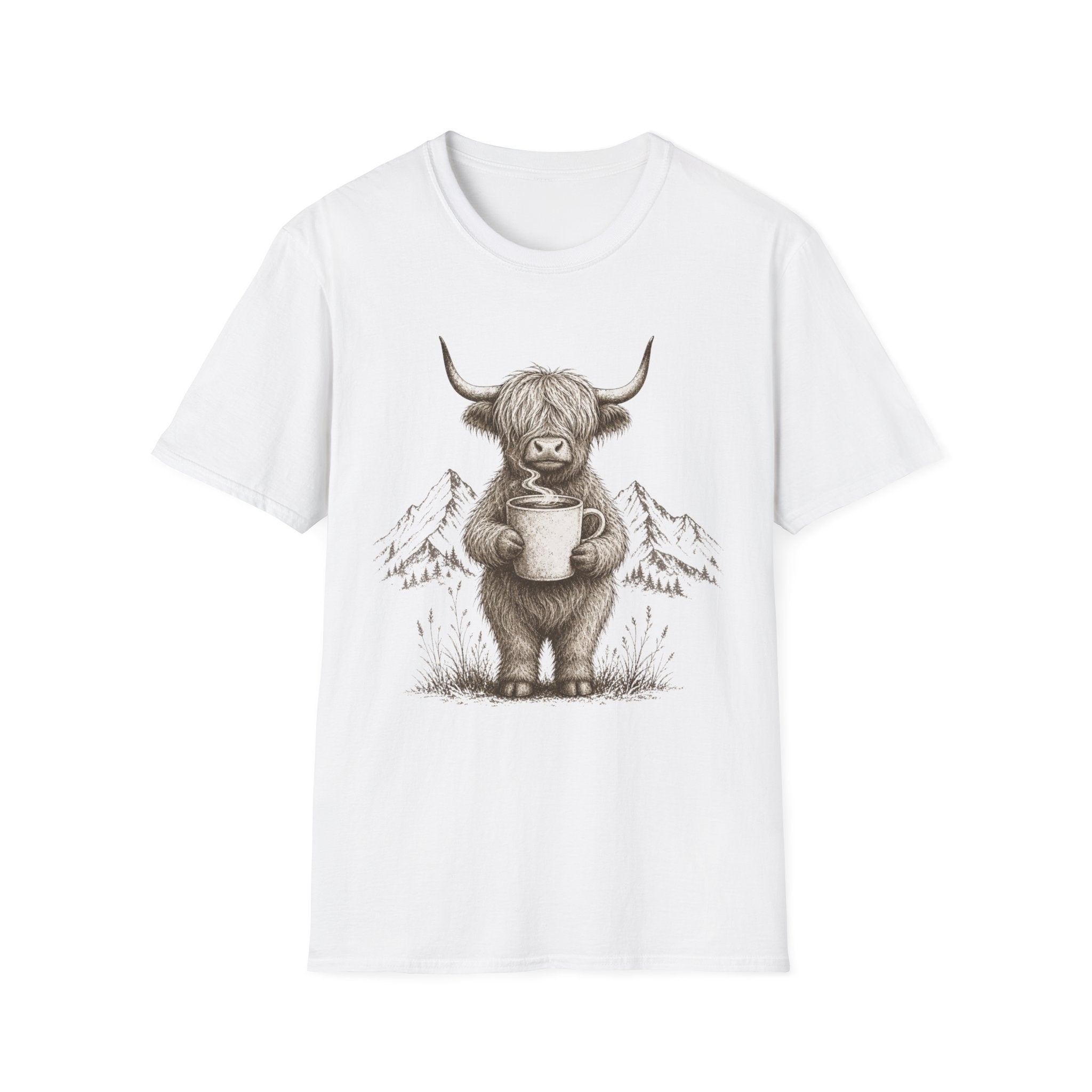 Highland Cow Coffee T-Shirt