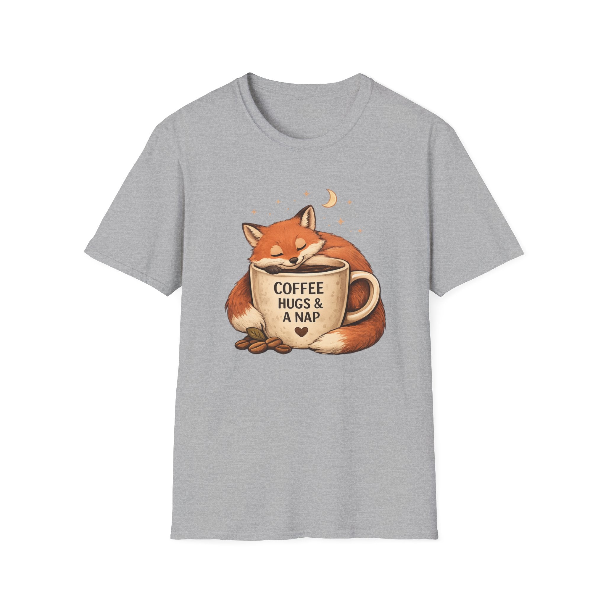 Coffee, Hugs & Nap Fox T-Shirt