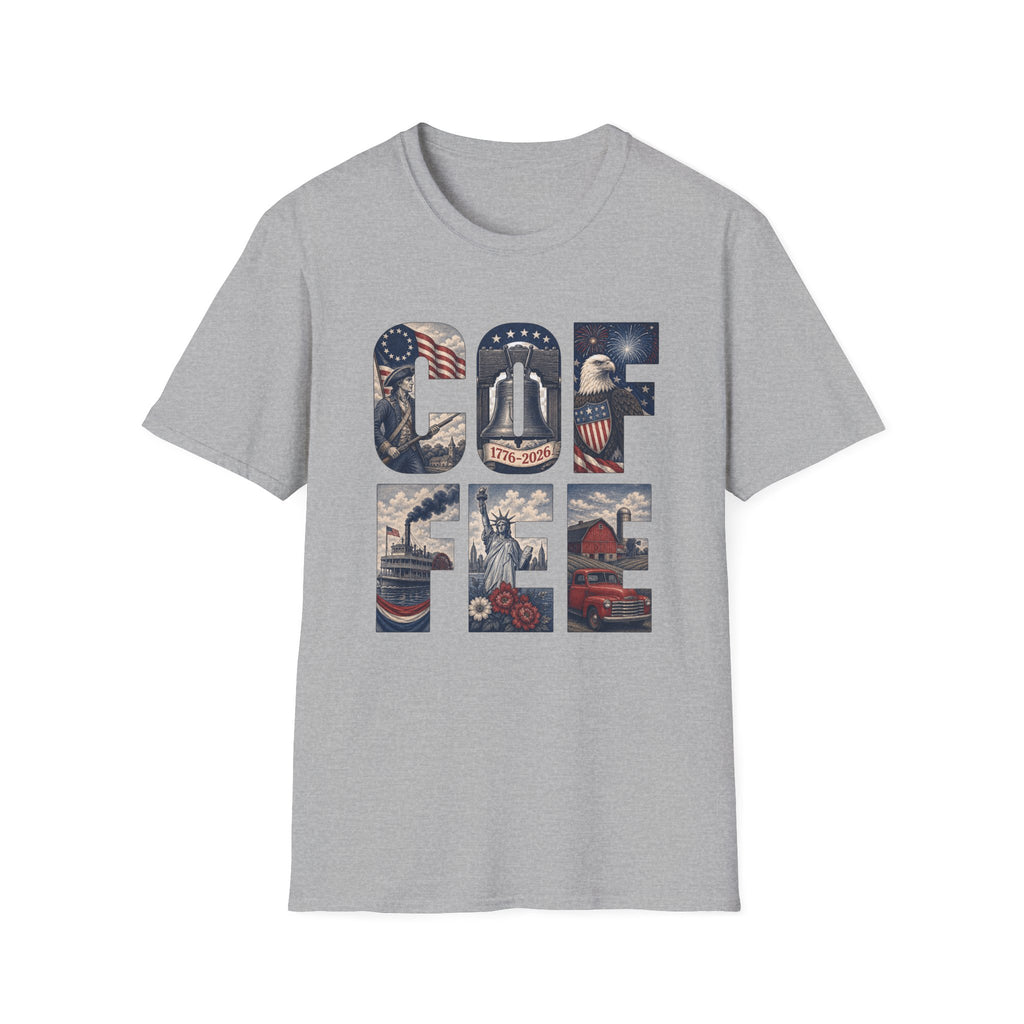 Coffee Patriotic USA T‑Shirt