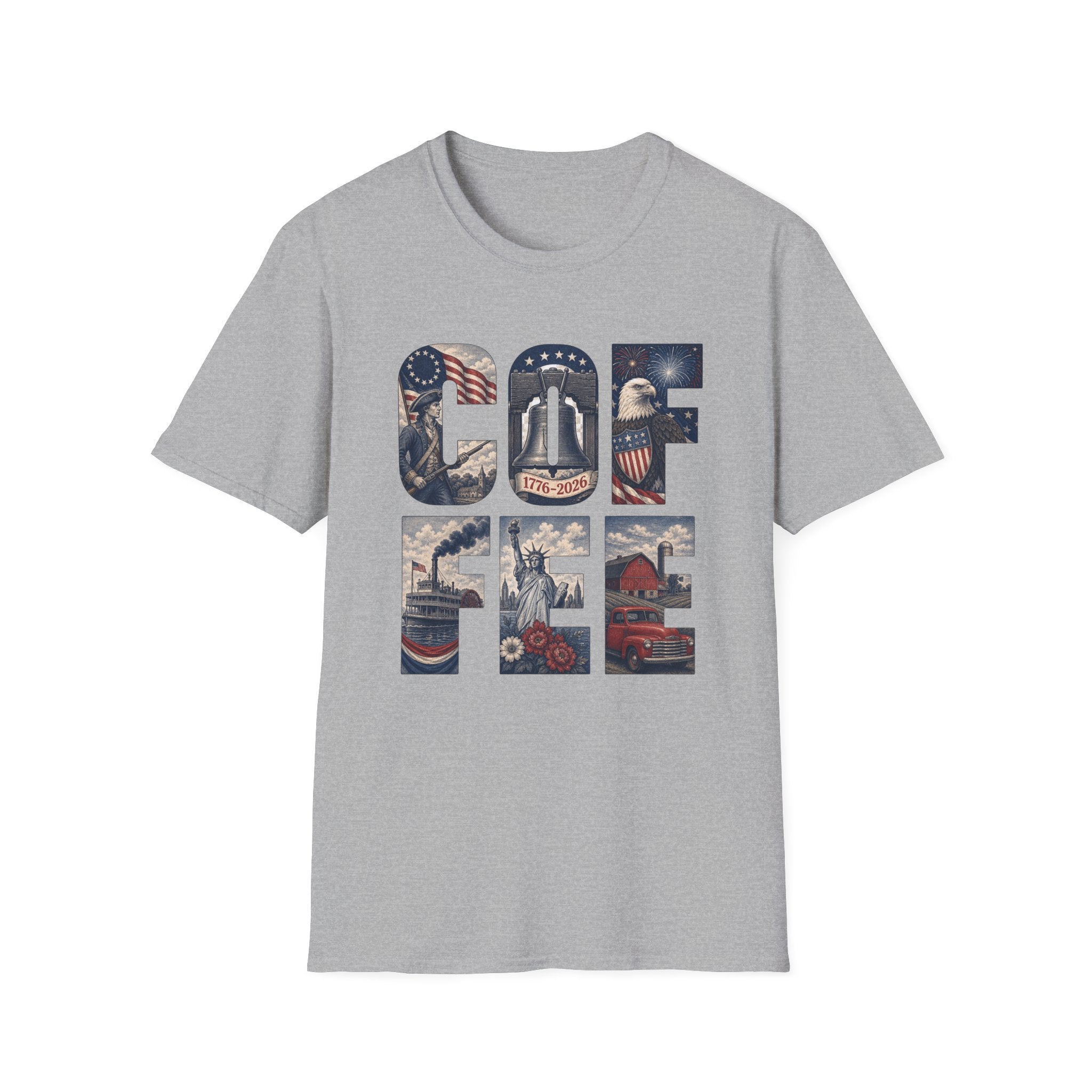 Coffee Patriotic USA T‑Shirt