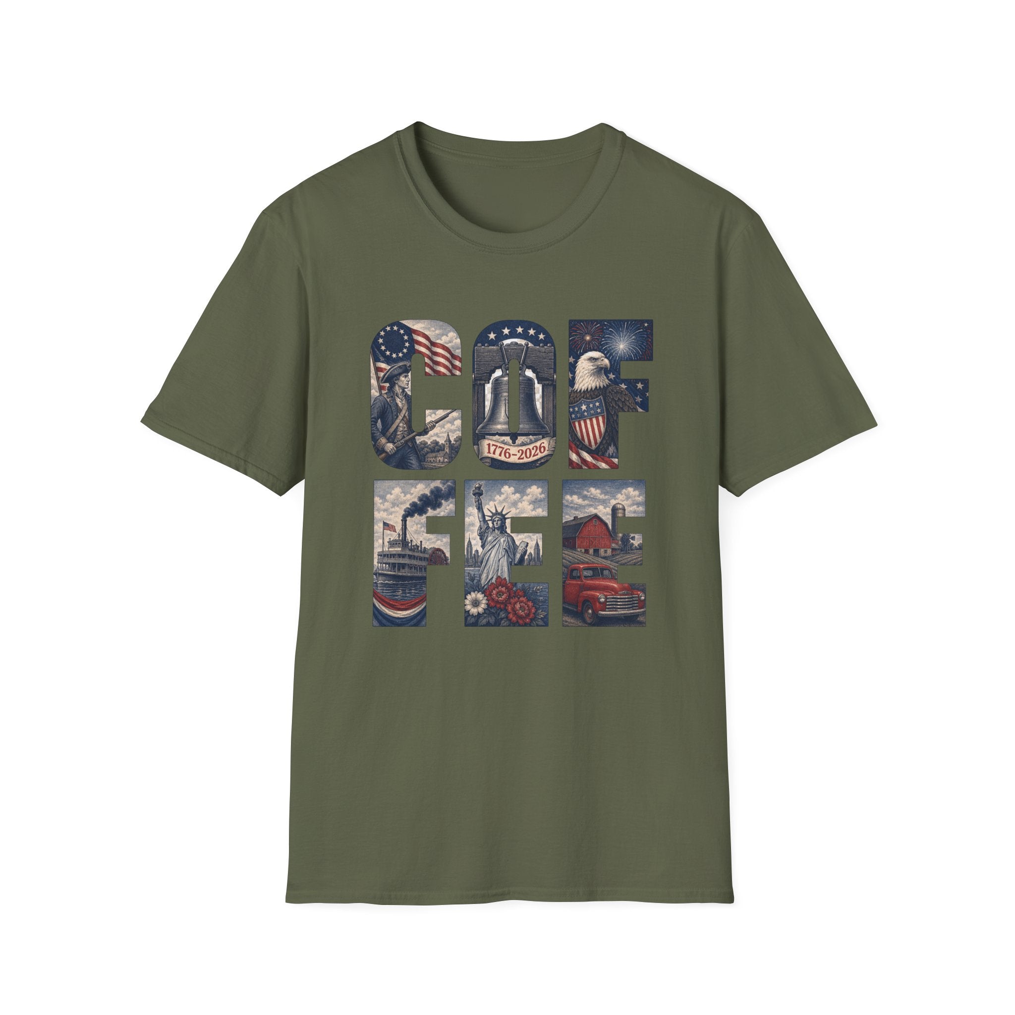 Coffee Patriotic USA T‑Shirt