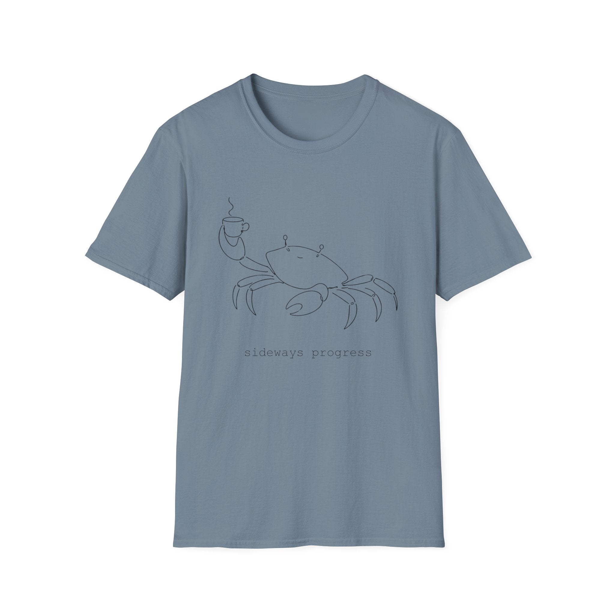 Crab Line Art T-Shirt