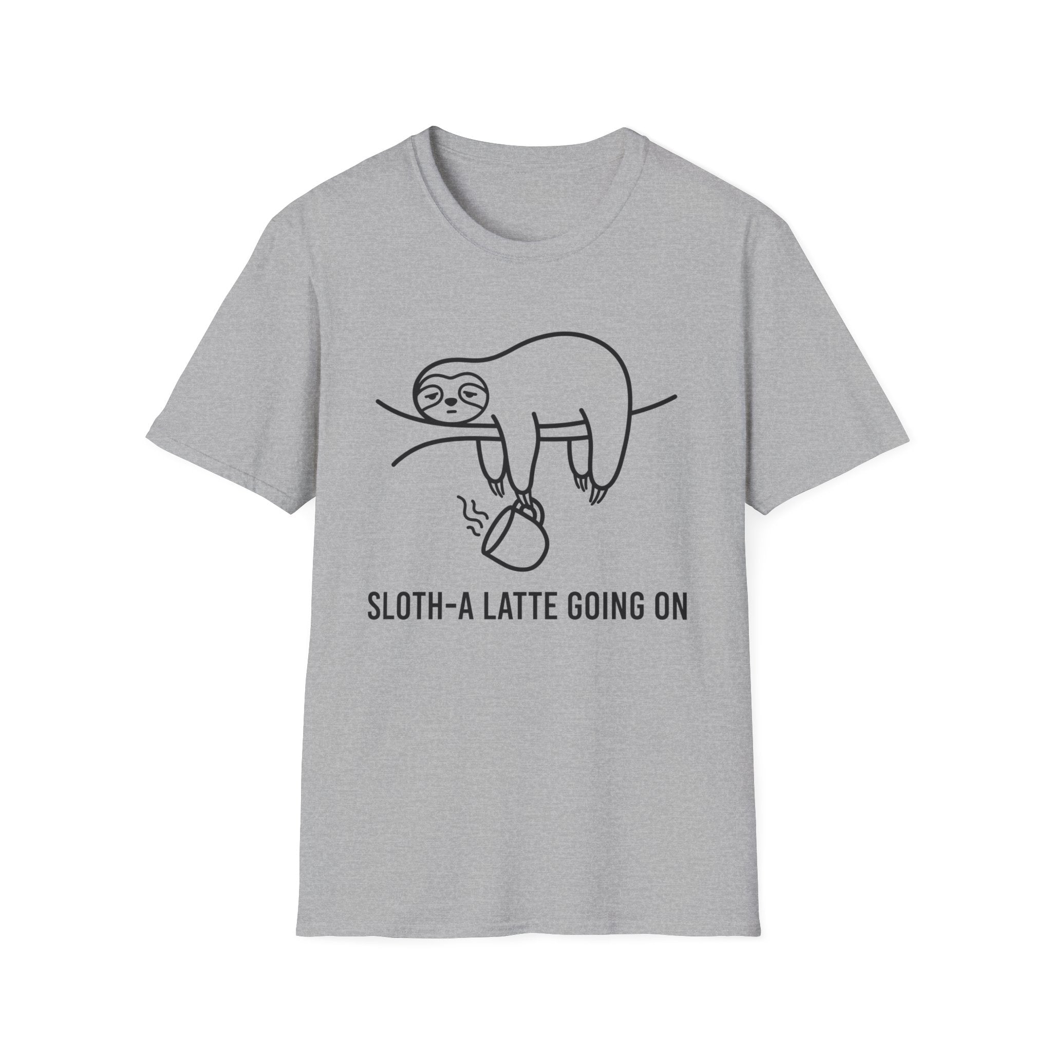 Sloth-A Latte Going On T-Shirt