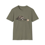 Raccoon 'Send Coffee' T-Shirt
