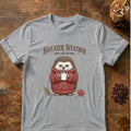 Hedgehog graphic for Sweater Weather Hedgehog on Sport-Grey T-shirt