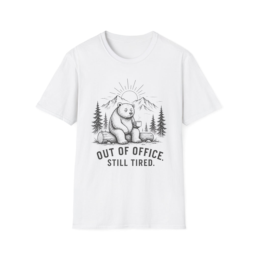 Out of Office, Tired Bear-T-Shirt