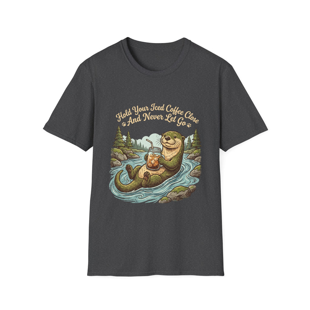 Otter Holding Iced Coffee T-Shirt