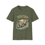 Otter Holding Iced Coffee T-Shirt