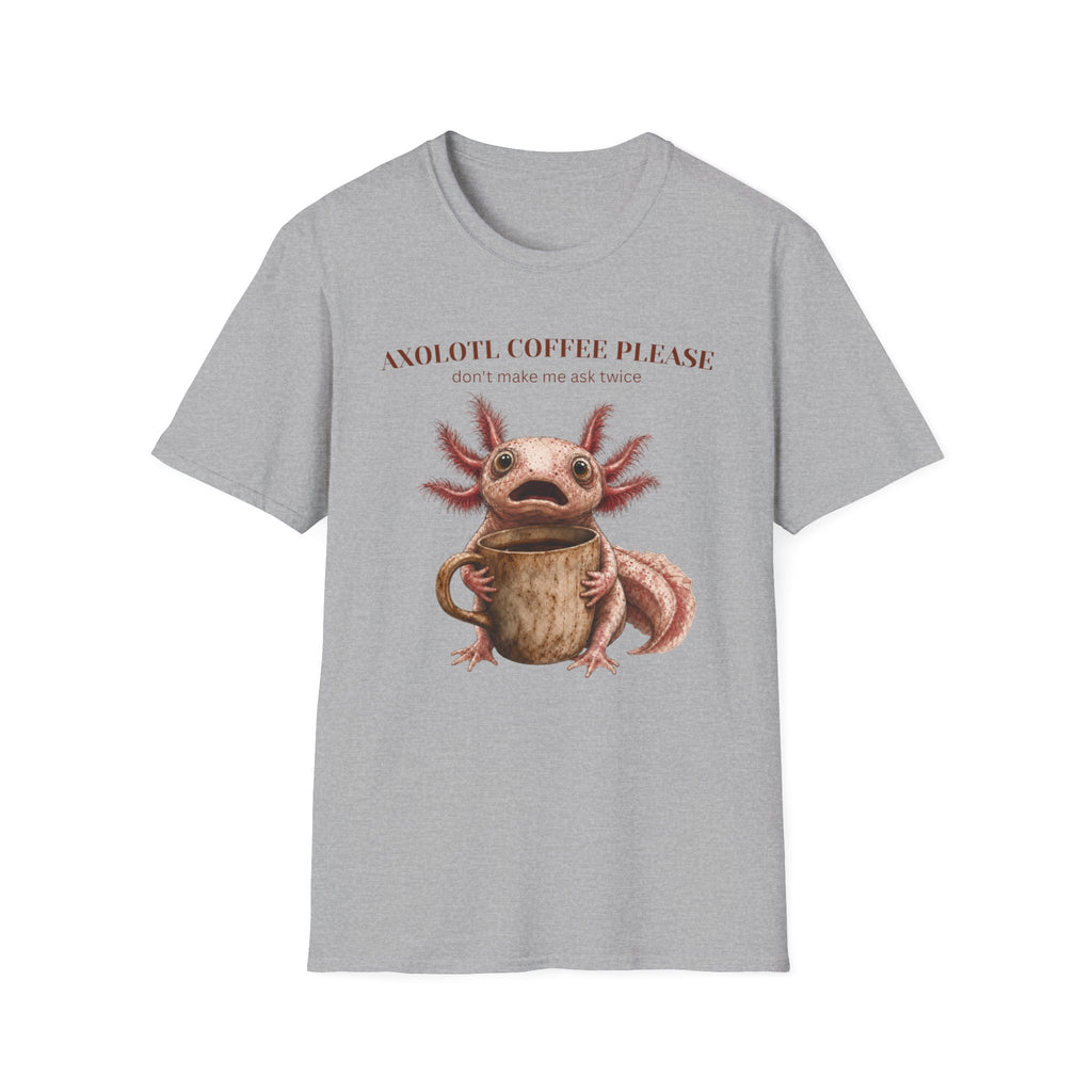 Axolotl Coffee Please T-Shirt