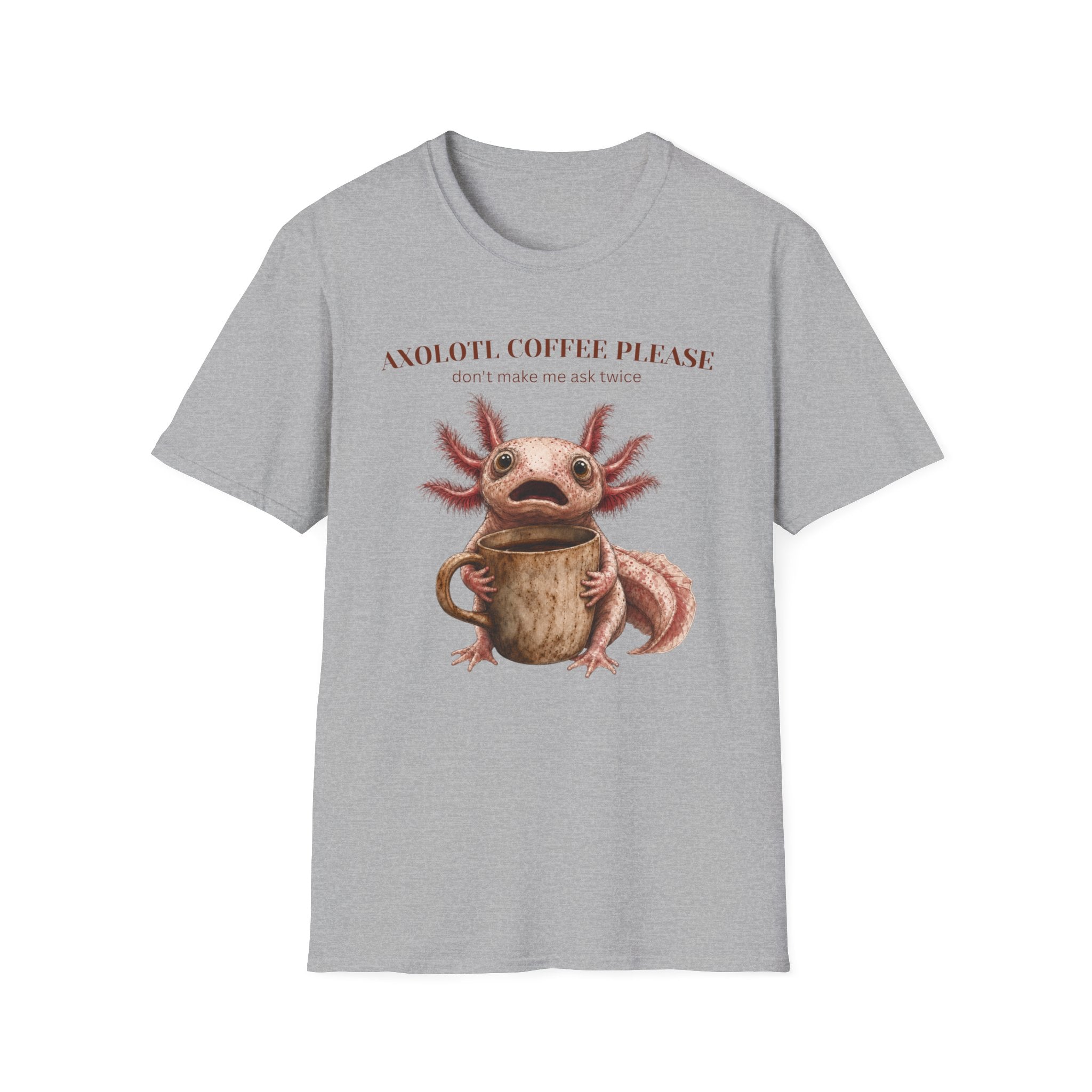 Axolotl Coffee Please T-Shirt
