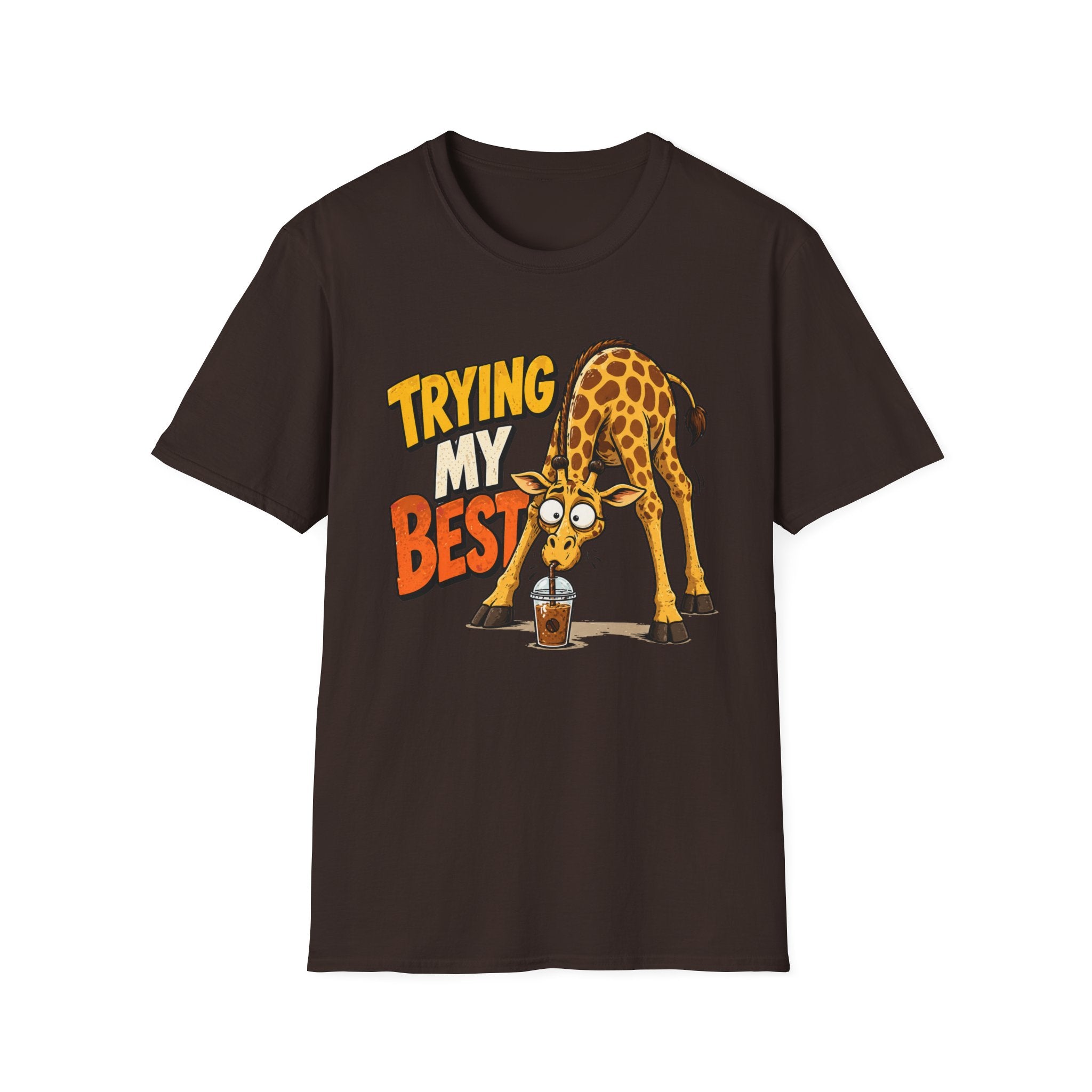 Trying My Best Giraffe T-Shirt