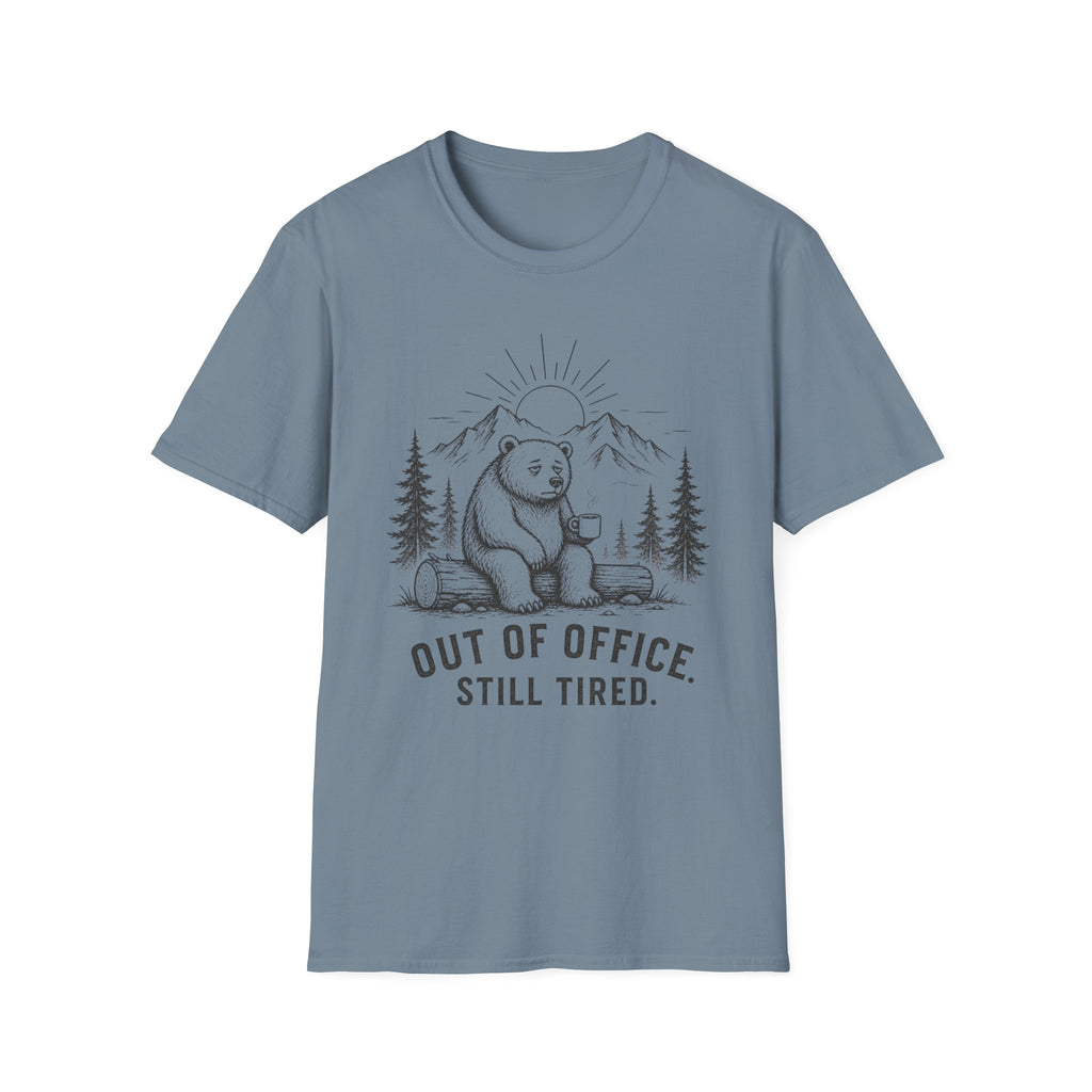 Out of Office, Tired Bear-T-Shirt
