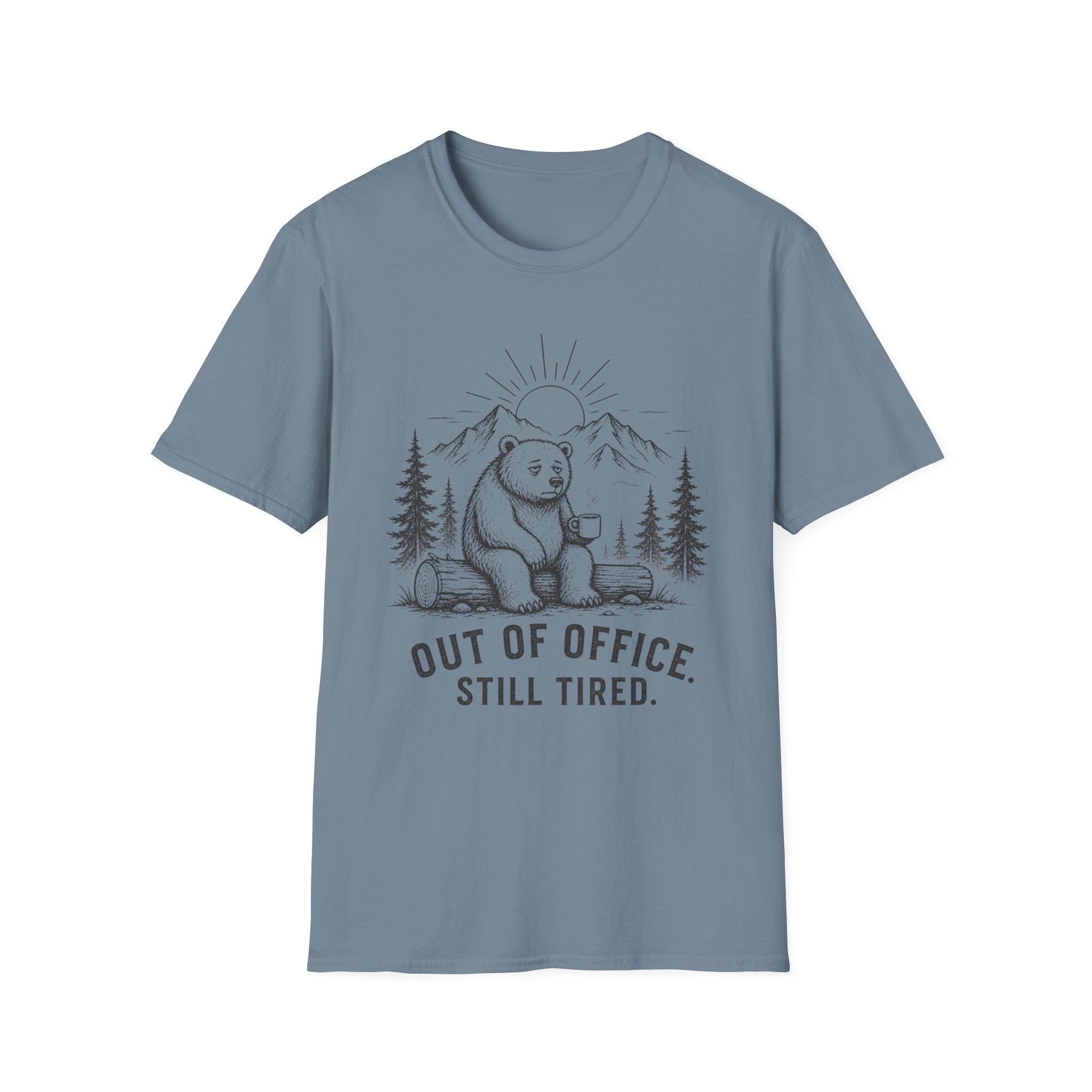 Out of Office, Tired Bear-T-Shirt