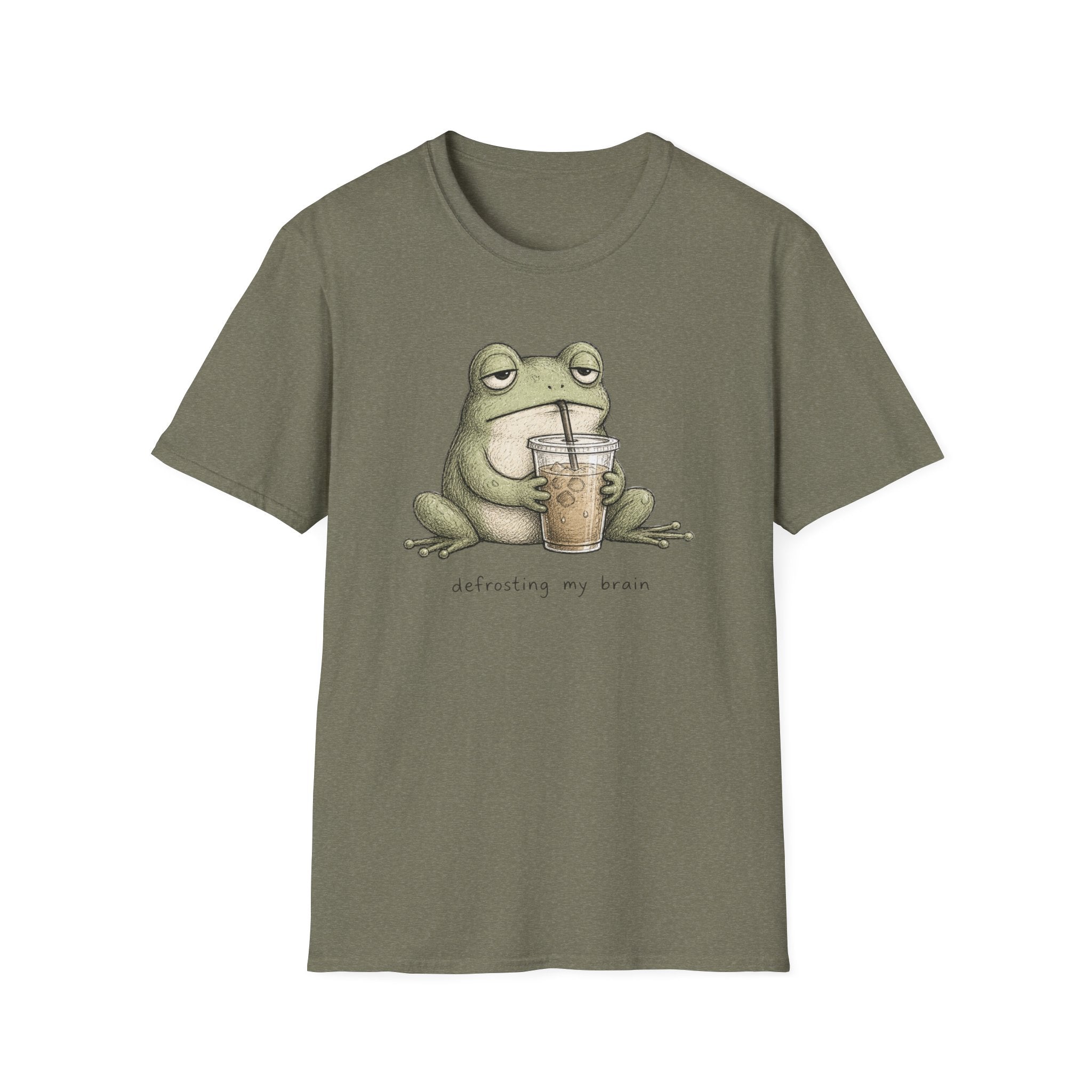 “Defrosting My Brain” Frog T-Shirt