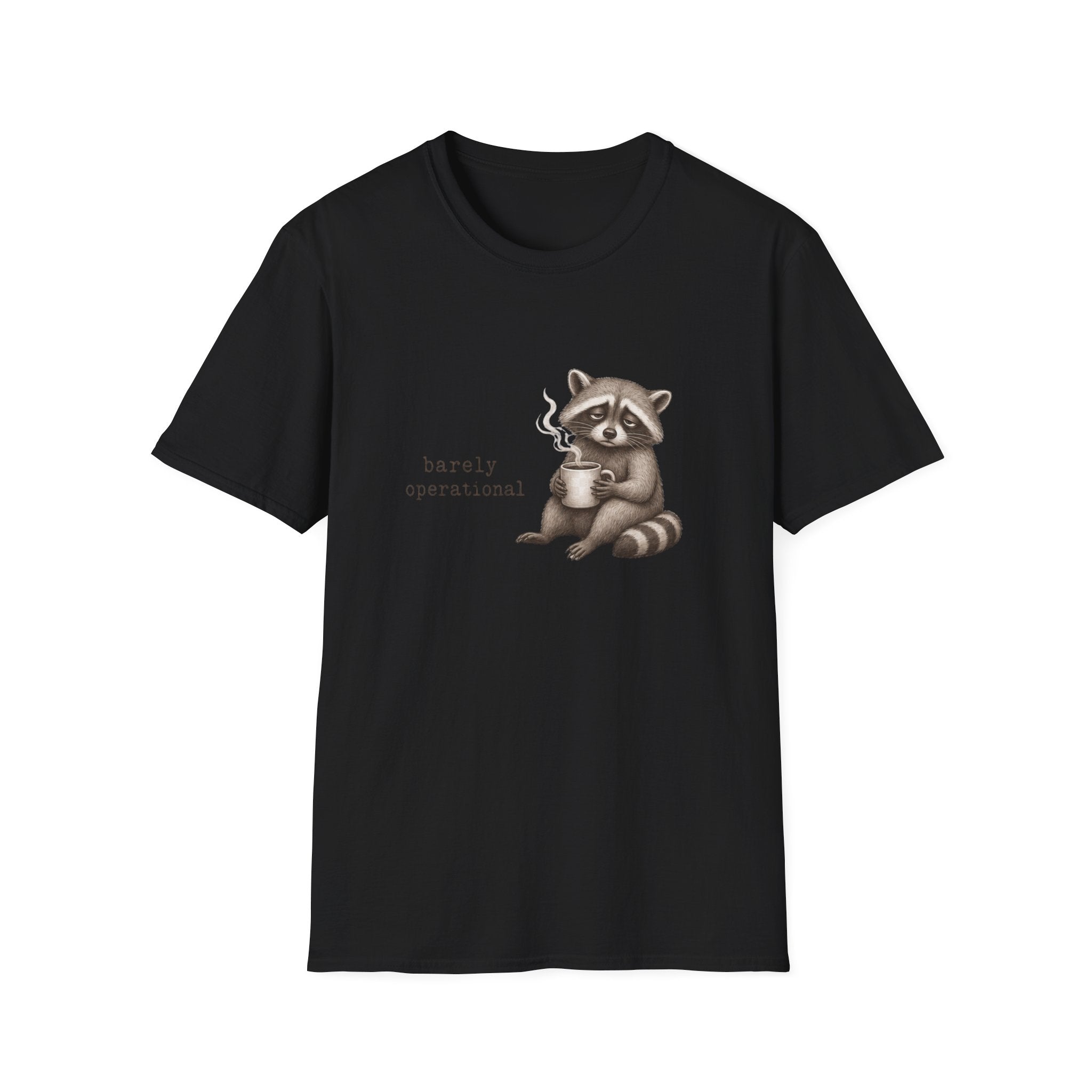 Barely Operational Raccoon T-Shirt