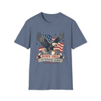 Born Free, Caffeinated Always Patriotic T‑Shirt