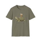 Turtle Carrying Iced Coffee T-Shirt