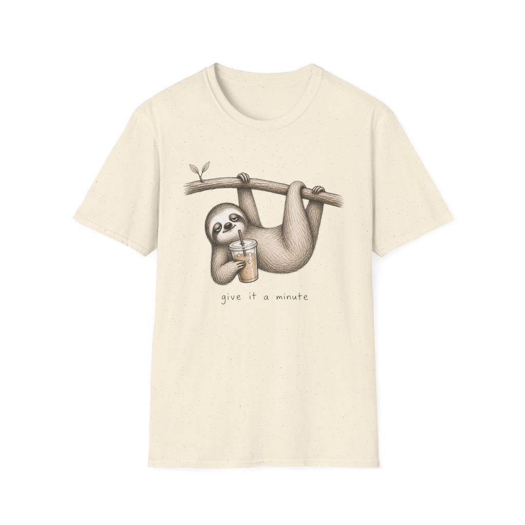 Sloth “Give It A Minute” T‑Shirt