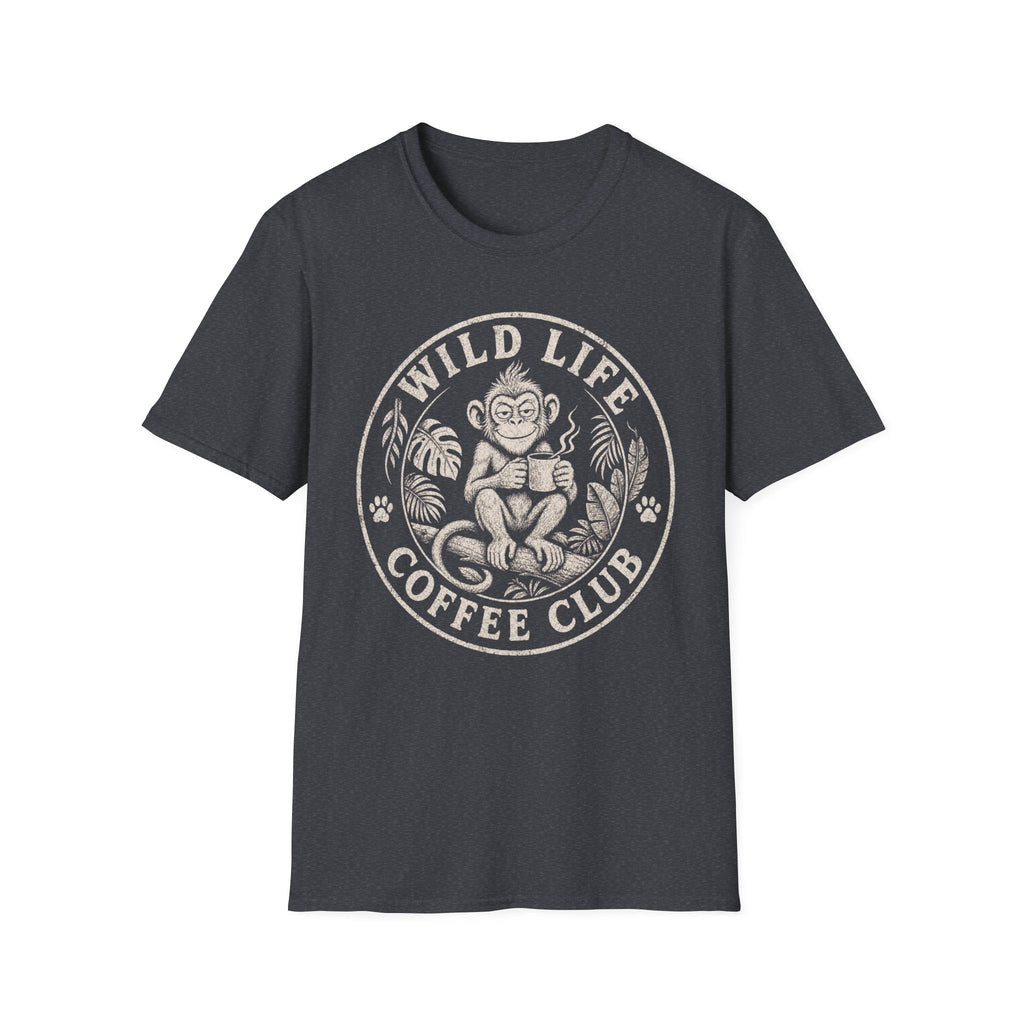 Wild Life Coffee Monkey T-Shirt