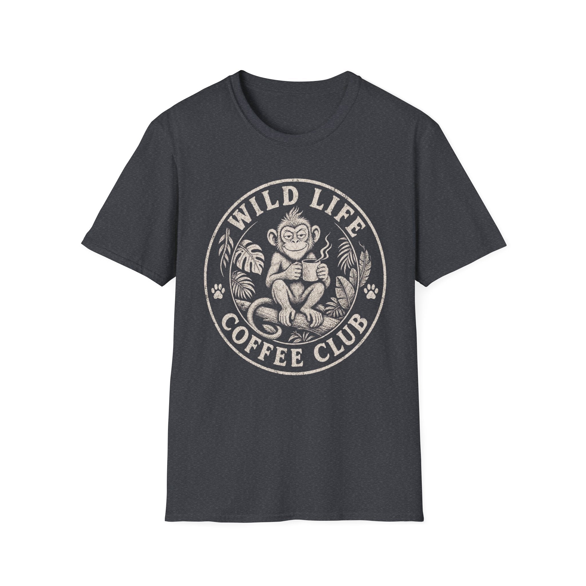 Wild Life Coffee Monkey T-Shirt