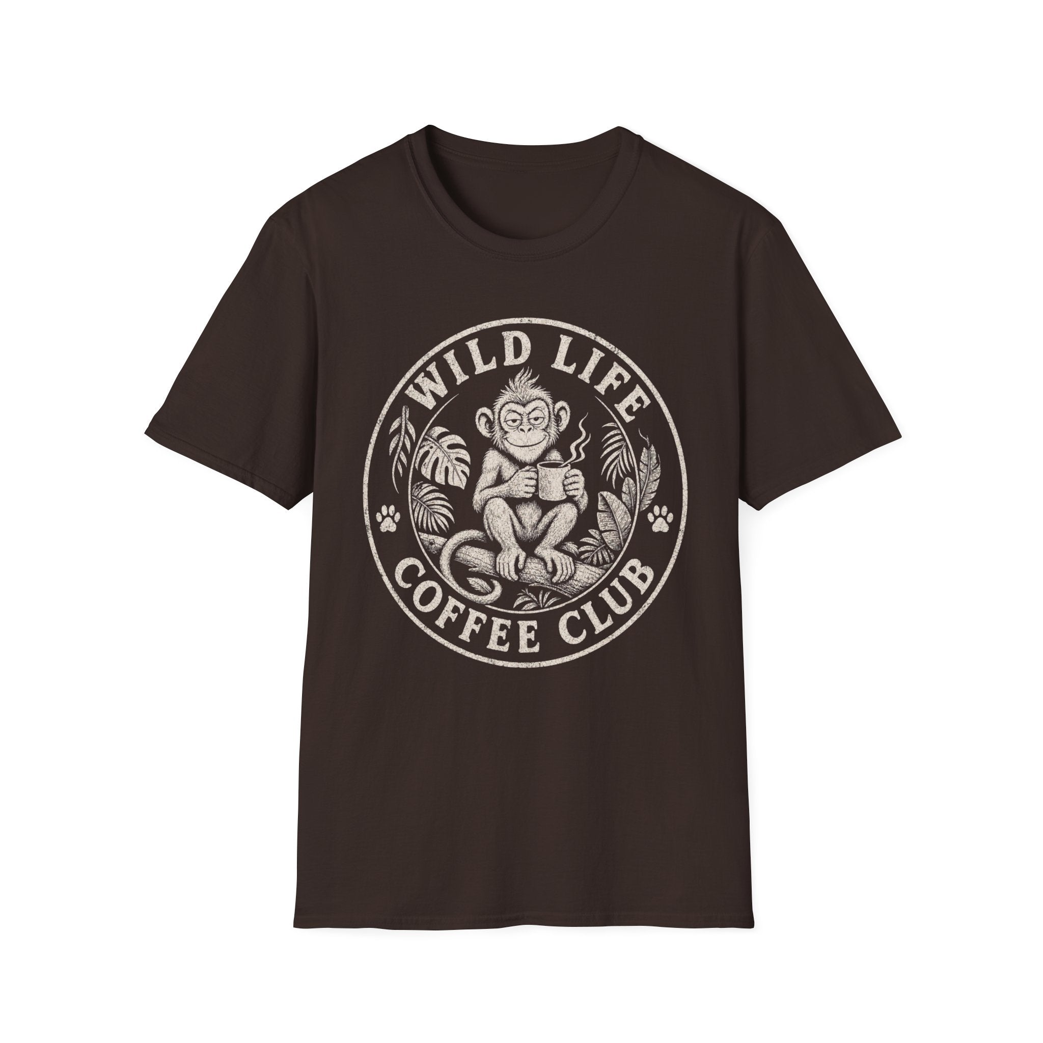 Wild Life Coffee Monkey T-Shirt