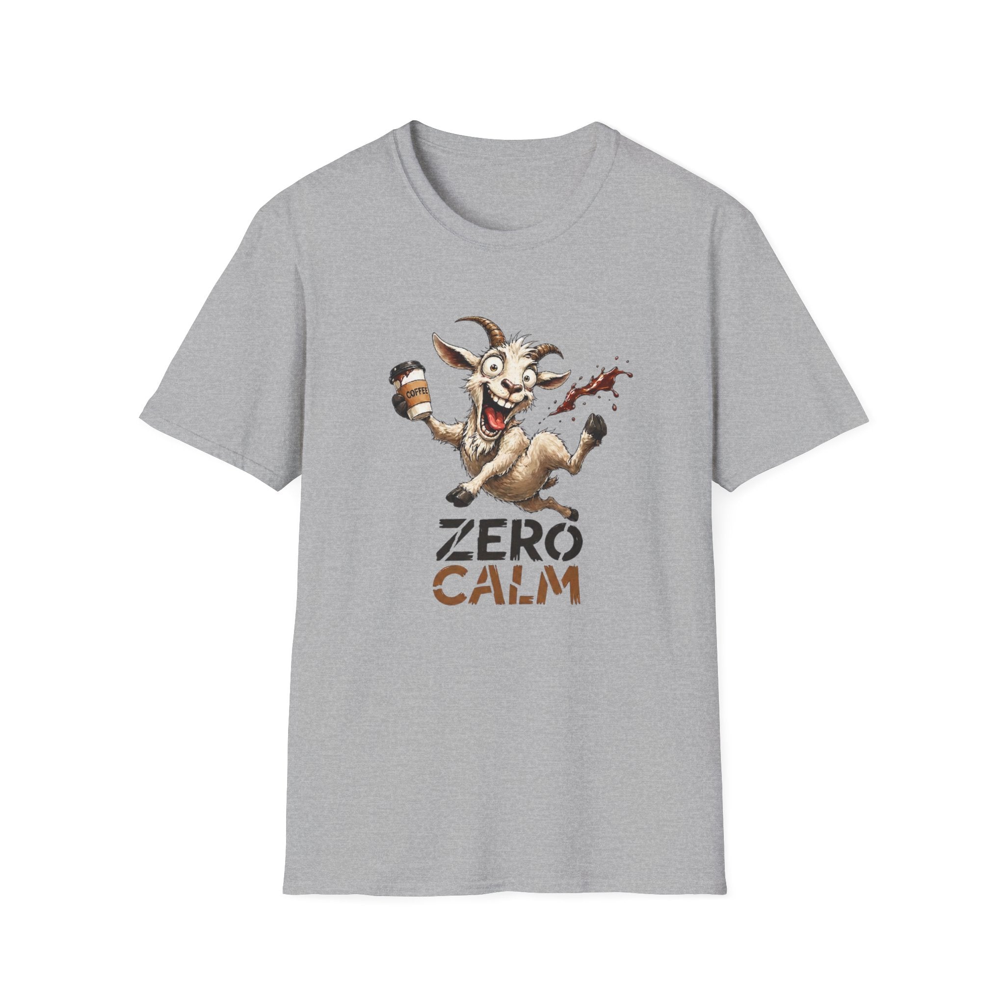 'Zero Calm' Goat T‑Shirt
