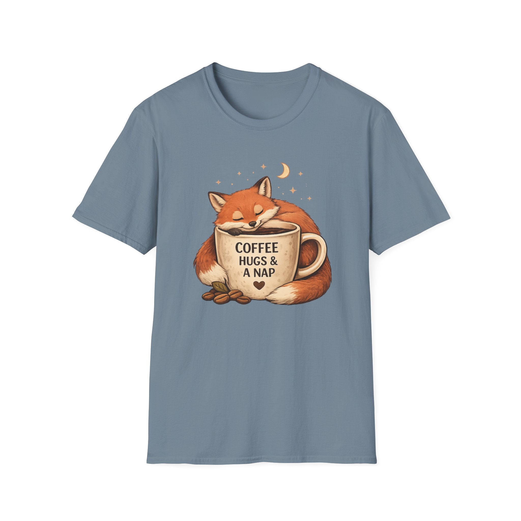 Coffee, Hugs & Nap Fox T-Shirt
