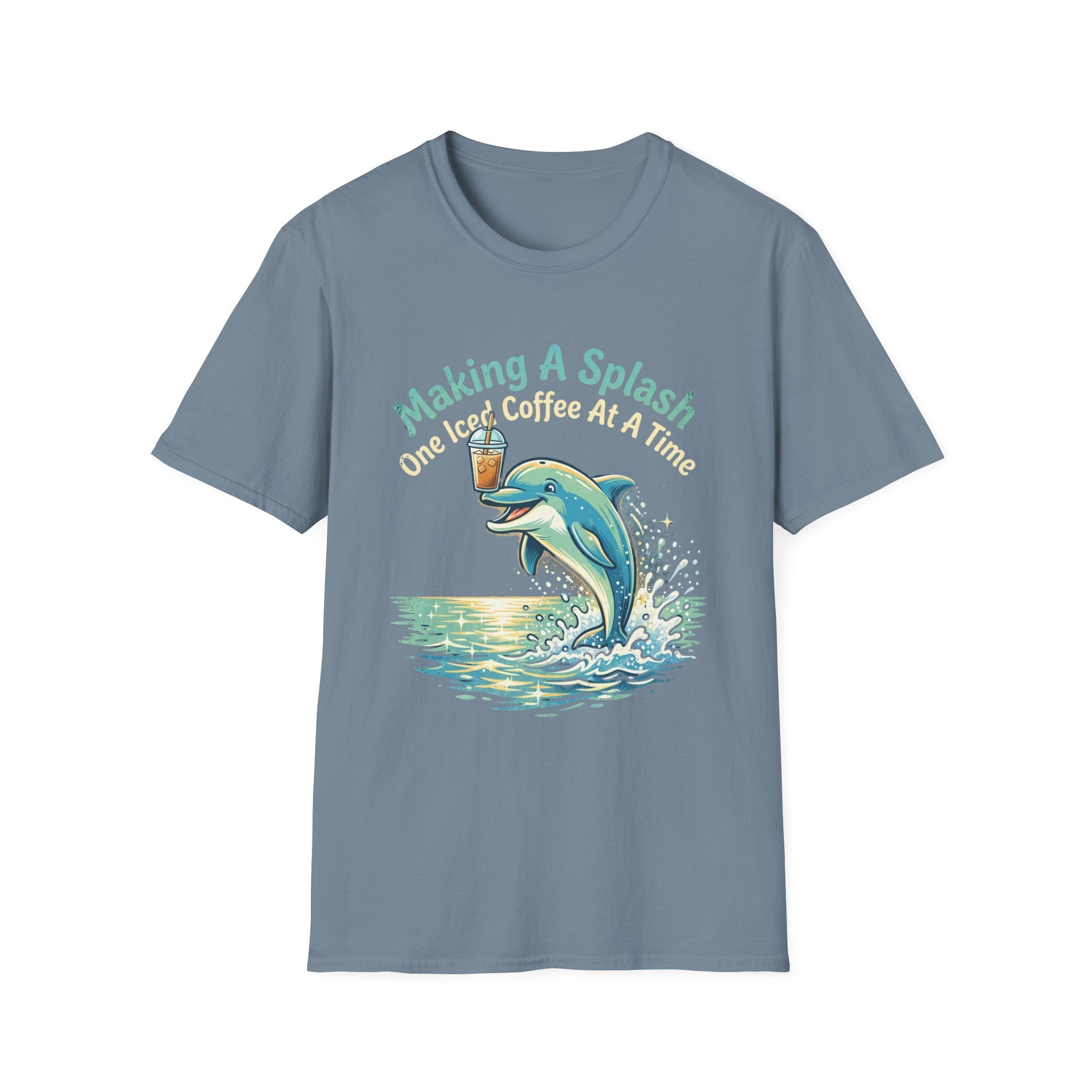 Splash Iced Coffee Dolphin T-Shirt