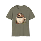 Sloth "Caffeine First, Naps Later" T-Shirt