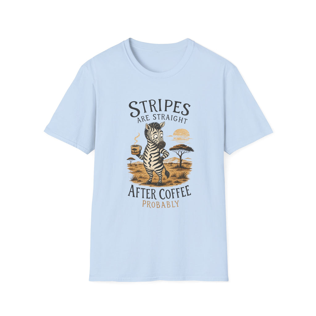 Zebra ‘Stripes Are Straight' T‑Shirt