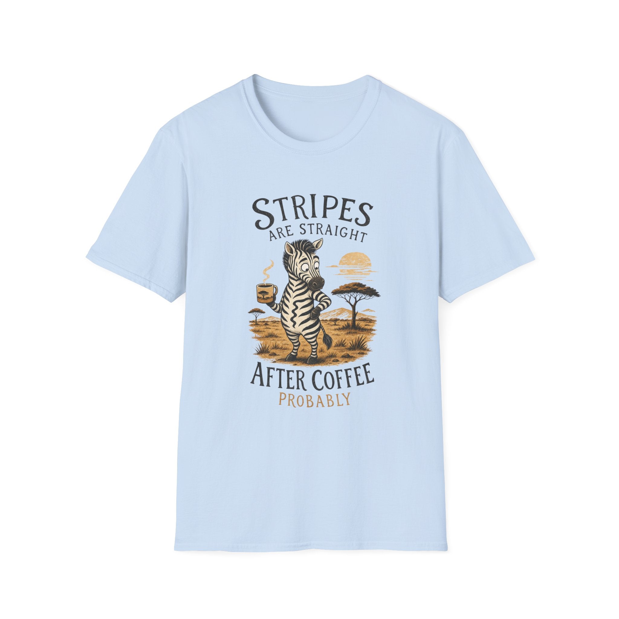 Zebra ‘Stripes Are Straight' T‑Shirt