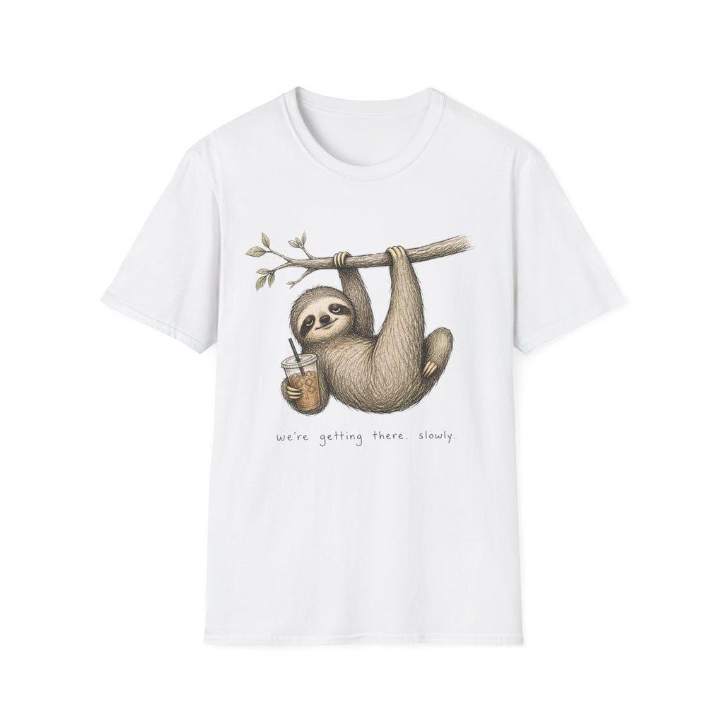 Sloth Hanging with Coffee T‑Shirt