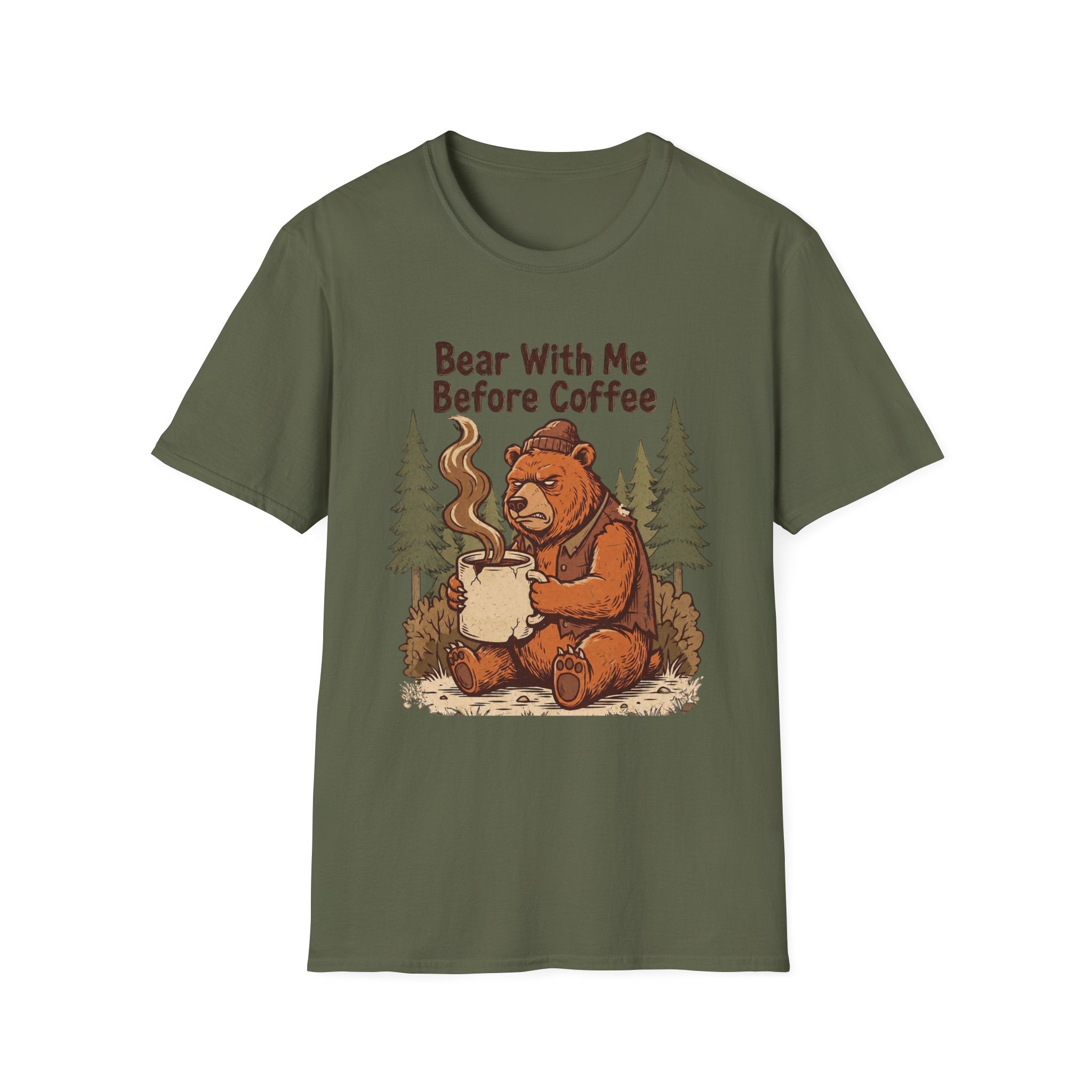 Bear With Me Before Coffee T-Shirt
